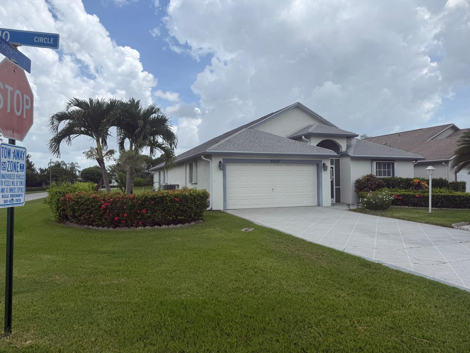 Just what you have been waiting for!! Come see this beautiful home located in the 55+ Resort style community of Cypress Lakes.  Welcome to a nice open concept with a nice kitchen. The home is located on a corner lot with beautiful landscaping. You will enjoy relaxing and entertaining your friends on a huge screened in back patio   with a gorgeous water view!! The community is equipped with 18-hole golf course, club house, billiards, pool/jacuzzi, card room,4 pickle ball courts, library, His & Hers gym, Sauna, tennis, & mini gulf and a lot more! Centrally located and close to I95, turnpike, beaches, WPB international Airport &  fine dining & shopping for all !  Information is deemed correct but buyers should do their due  diligence. Showing starts 7/18. More pictures to come!