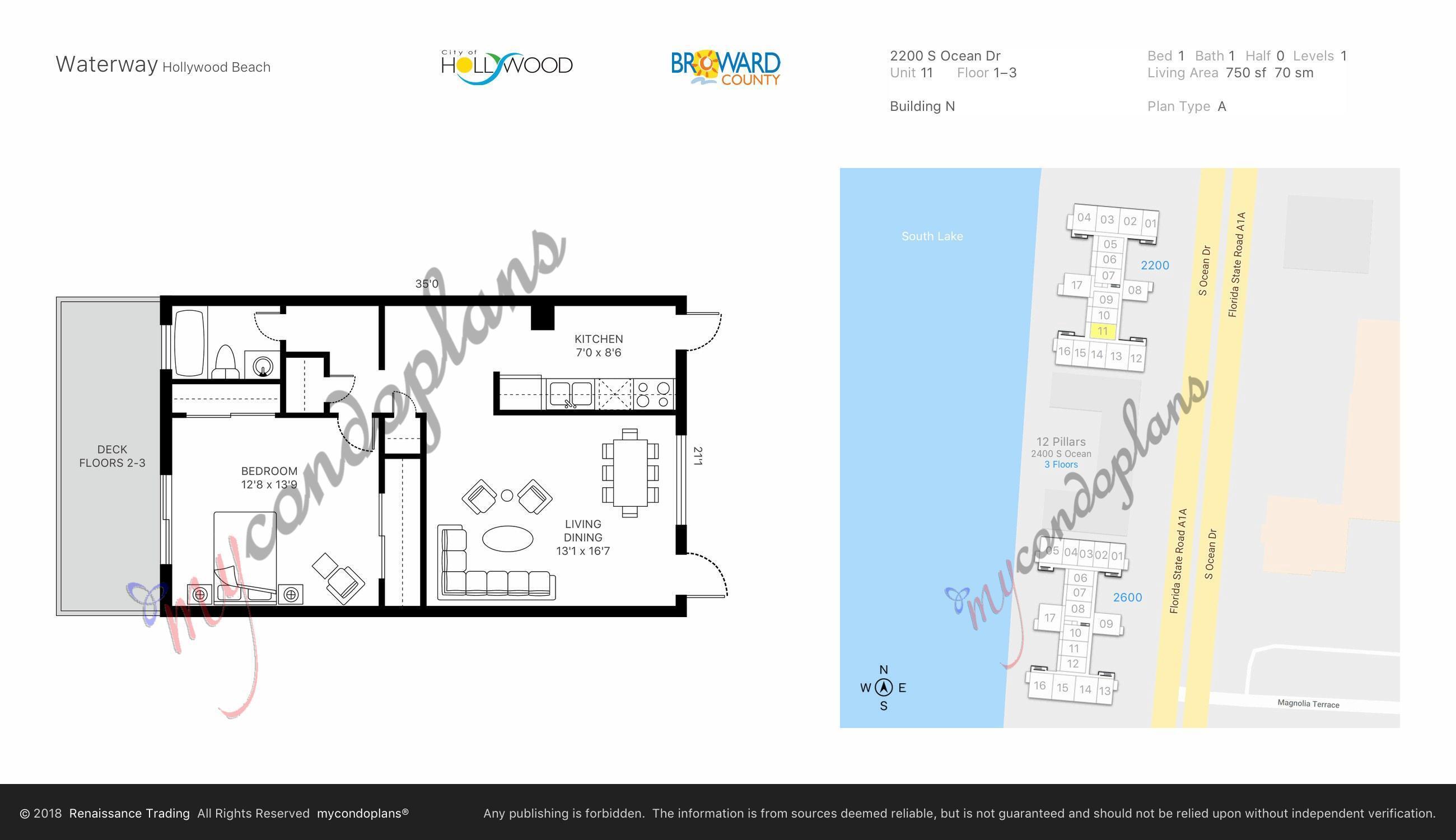 WATERWAY @ HOLLYWOOD BEACH CONDO - Residential Lease