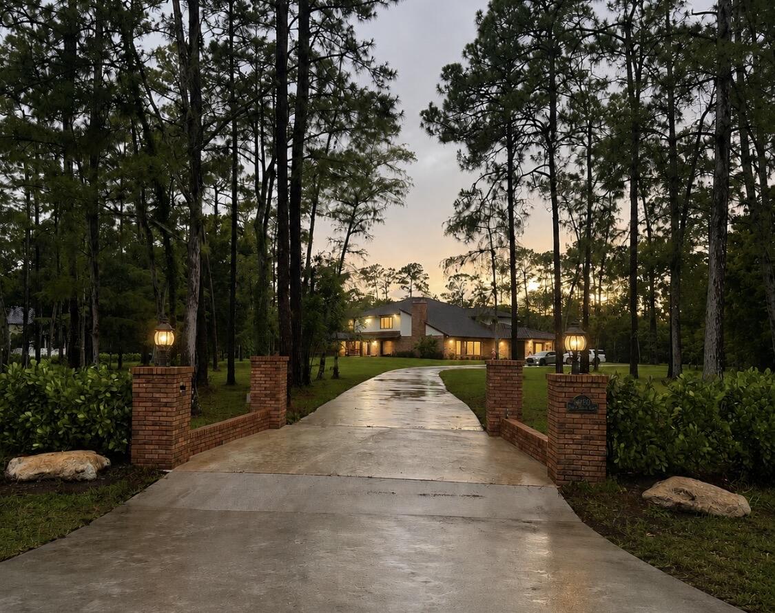 Discover an exceptional opportunity in the heart of Wellington's prestigious horse community. Situated on 2.67 private acres, over 10,000-square-foot estate offers incredible potential to create the ultimate luxury equestrian retreat. The expansive residence features a newer roof, a 6-car garage, and a large swimming pool, all surrounded by spacious grounds and endless possibilities. With ample space to add stables, paddocks, and riding facilities, this horse-friendly property is perfectly suited for equestrian living while maintaining privacy and grandeur. A rare chance to own a one-of-a-kind Wellington estate in one of South Florida's most sought-after equestrian neighborhoods. Some renovation projects remain unfinished, providing the next owner or builder the flexibility to complete.