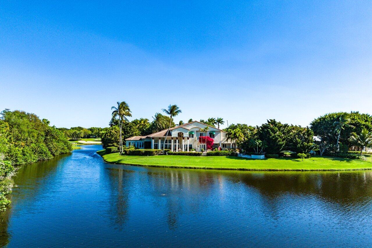 Build new or renovate this over 7,000 sq foot one-story home that sits on just shy of an acre on an extraordinary, expansive, pie shaped lot.  Spectacular, wide, wraparound lake and golf views on a quiet cul-de-sac on a premier custom home street.
Currently 7BR plus 8.1 baths including a two bedroom guest house.
Create your own compound or take advantage of unique potential to subdivide into 2 lots and keep one for yourself and build another for investment  OR build 2 spec homes. This is one of if not THE best property in Frenchman's Creek! Call for more details!

Frenchman's Creek Members enjoy the ultimate concierge lifestyle with resort amenities, state-of-the-art brand new clubhouse, two 18-hole championship golf courses - for only 600 homes. Numerous dining options, navigable waterways, racquet sports, social events and so much more. The exclusive Beach Club, included with membership, located on beautiful Juno Beach allows use of pool, restaurant, beach attendant and water activities.
