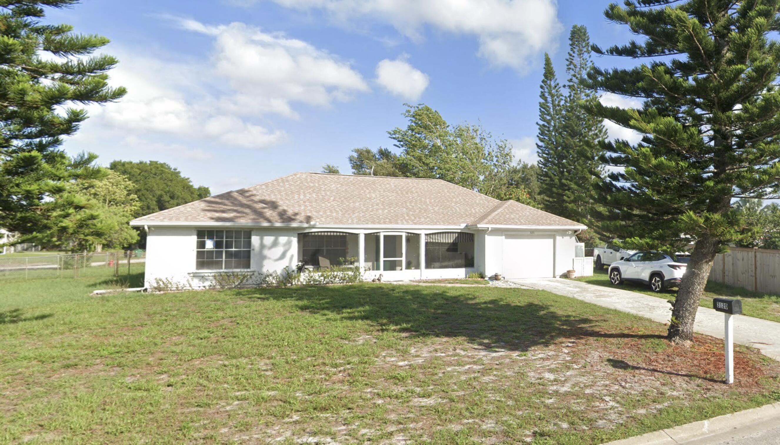 Rare Finding in Parks Edge! This charming 3-bedroom, 2-bathroom ranch-style home sits on nearly a 0.3-acre oversized corner lot, offering the ultimate blend of space, comfort, and premium location. Boasting 1,476 sq. ft. of bright living space and a 1-car garage, the property features a screened-in back patio, an outdoor storage shed, and a massive backyard with plenty of room to build your dream pool oasis. Perfectly positioned for effortless living, you are just steps from Treasure Coast High School and minutes from I-95, premier shopping, and dining. Move-in ready with endless potential, this Port St. Lucie gem is an incredible opportunity that will not last—schedule your private tour today!