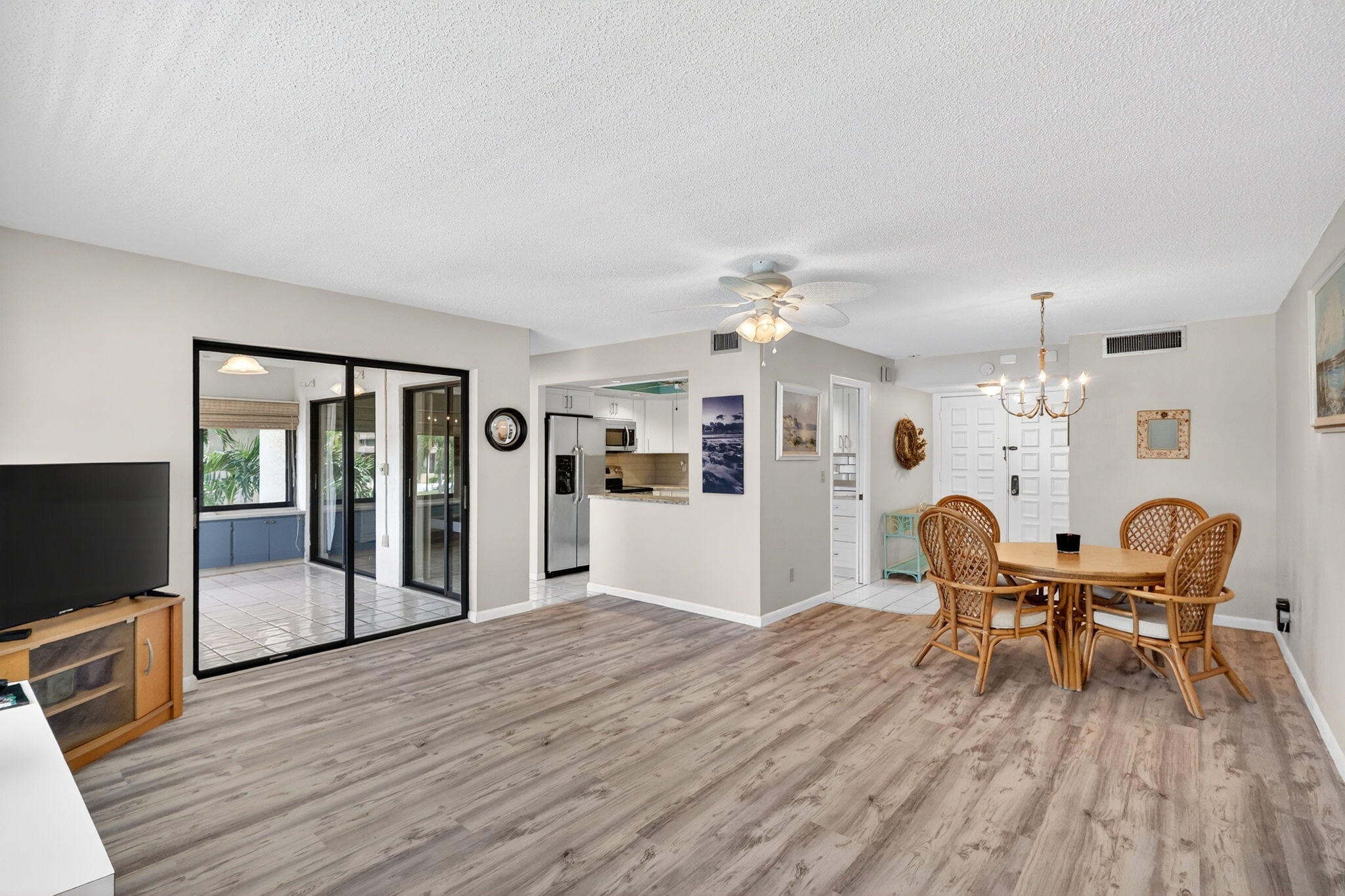 Welcome to Conquistador Condos, a highly desirable 55+ community offering comfort, convenience, and an exceptional South Florida lifestyle. This beautifully maintained residence features numerous upgrades throughout ownership, including a renovated kitchen with updated cabinetry, countertops, backsplash, recessed lighting, newer appliances, updated bathrooms, newer A/C, water heater, and flooring throughout. The association has completed major capital improvements and building assessments, adding peace of mind for future ownership. Conveniently located near shopping, dining, beaches, golf, medical facilities, and major highways. Enjoy resort-style amenities, manicured grounds, and pride of ownership throughout. Schedule your private showing today!