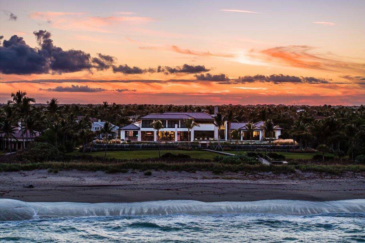 Tee Off in Paradise: This New Construction Oceanfront and Golf Dream Home Awaits your arrival within the gates of Sailfish Point in the quaint beach town of Stuart Florida. Golfers, take aim! This brand-new, coastal contemporary masterpiece redefines luxury Country Club living with golf, marina, tennis, pickleball, security and multiple restaurant amenities. Imagine waking to breathtaking ocean vistas, perfecting your swing in your private golf simulator, and then stepping onto the legendary Jack Nicklaus Signature course - all within your own backyard. With Nearly 300 feet of oceanfront unwind on your sprawling 2.12-acre estate, safely above flood zones, with endless ocean panoramas as your daily view. Beyond the Ocean, Luxurious Living is redefined with this 5-Bedroom Masterpiece, a main-floor oceanfront master suite, an indoor bowling alley, a game room, and a theater entertainment complex - all surrounded by serene koi ponds. Poolside Paradise: Splash in your lazy river, soak in the pool and spa, or simply bask in the Florida sunshine on your expansive patio. Accommodating for All: Two separate garages house 8 vehicles, a wave runner trailer, and 2 golf carts. A dedicated space for your nanny or property manager ensures effortless living. A Community of Passions: Full-Service Marina: Set sail to the Bahamas (just 59 miles away!) or explore the nearby inlet with your up-to-100-foot vessel. Private Airport Access: Land your plane at Witham Field, conveniently located minutes away with US Customs on-site. Oceanfront Country Club: Enjoy fine & casual dining, Har-Tru tennis courts, a state-of-the-art fitness center & spa, and even a helipad - all within this exclusive gated community.