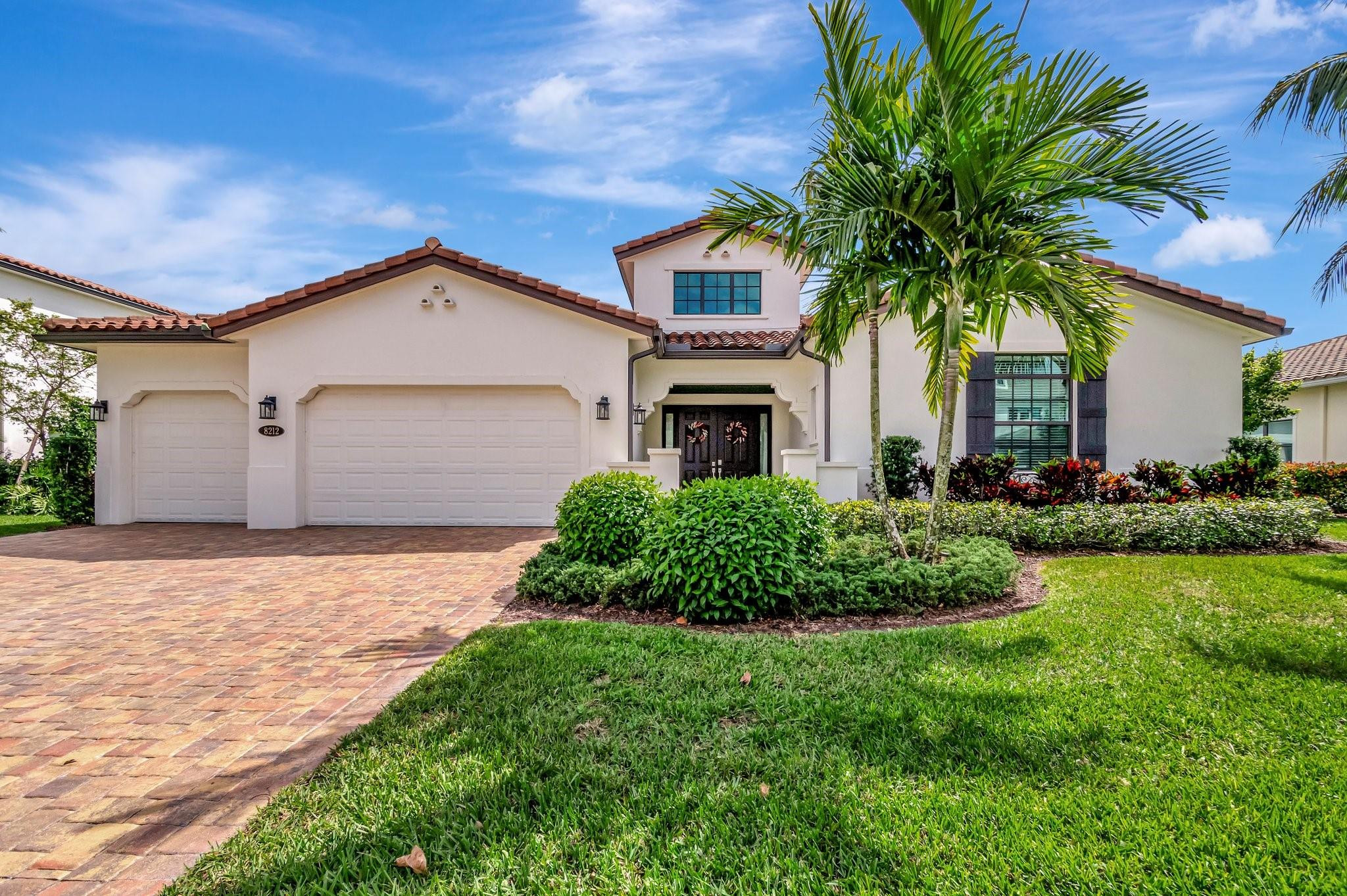 Welcome to this stunning 3-bedroom, 3.5-bathroom single-story residence in Palm Meadows Estates, Boynton Beach, offering 3,465 square feet of refined living space. This waterfront property showcases an exceptional layout designed for modern comfort and entertaining, complete with a 3-car garage for ample vehicle and storage needs. The generous room count and well-appointed bathrooms ensure convenience for multiple occupants, while the open floor plan maximizes the flow throughout the home. Located in the desirable Palm Meadows Estates community, this waterfront gem presents an outstanding opportunity to own a distinctive residence in Boynton Beach.