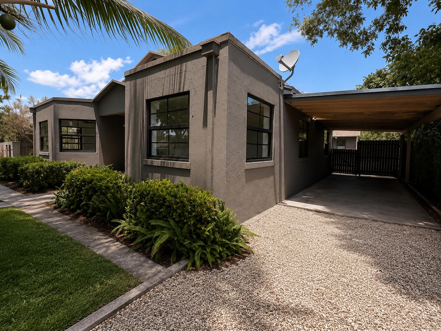Turnkey triplex just one block from the Intracoastal offering an incredible investment opportunity in a prime South Florida location. Freshly painted inside and out with new flooring throughout, updated kitchens and bathrooms, and hurricane impact windows for added value and peace of mind. New A/C units. Clean modern interiors with spacious layouts make this property truly move in ready and ideal for immediate rental income. Perfect for investors looking for a low maintenance property with strong income potential or an owner occupant seeking a house hack opportunity. Conveniently located near downtown, beaches, shopping, dining, and waterfront activities. Front duplex can be made into 2/1s. A rare opportunity to own a fully updated multi family property in a rapidly growing coastal area.