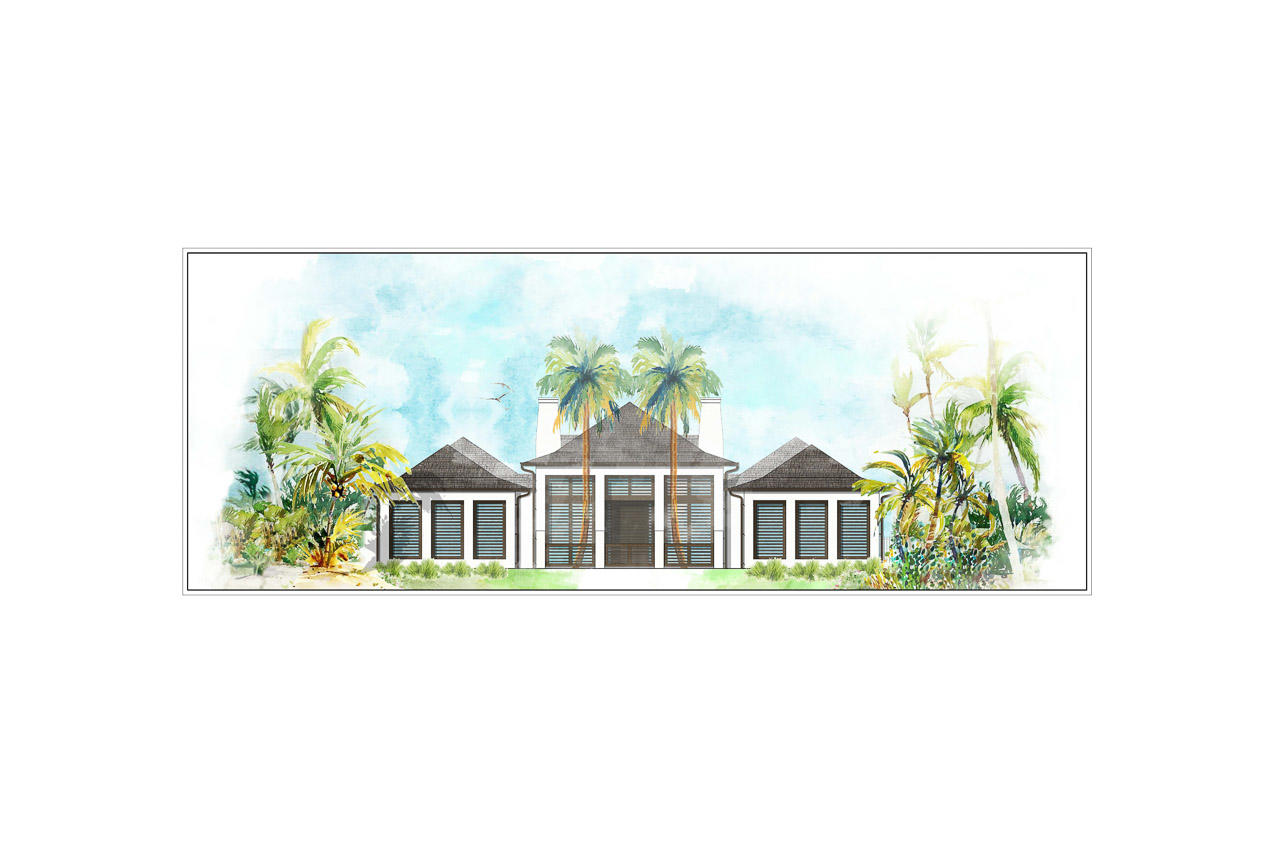 New Construction - Another masterpiece by Turtle Beach Construction.  One of a kind, custom home with the Turtle Beach flare...5 car garage, 4 bedrooms, a master suite that is paradise, chef's kitchen, resort style pool and patio are a few of this homes open and inviting style.  Large great room open to kitchen and outdoor living.  The property has 100' of waterfront close to Intracoastal and front is located on the east golf course.  There is still time to make your selections.  This magnificent home will not last!