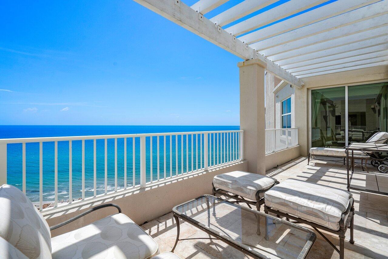 MOTIVATED SELLER! HUGE PRICE REDUCTION! NOW PRICED TO SELL! This stunning 5700sf Double Unit Penthouse at Toscana is the Best Valued Condo on Ocean Blvd. Combined pre-construction, this home in the sky features a private elevator, 3 exceptionally large ensuite bedrooms, 4.5 bathrooms, a posh media room, a wood paneled office with views of the ocean and intracoastal waterway as far as the eye can see, a billiard room, a 40' great room and 3 terraces that overlook the Atlantic Ocean. French doors open into your grand Primary Suite, which overlooks the ocean and which has access to a large terrace with room for multiple seating options. There are custom his/her bathrooms with multiple onyx appointments and an abundance of closet and storage space throughout the entire condo. The Kitchen, which overlooks the intercostal, features an array of high-end appliances including Thermador, Wolf, Gaggenau and Bosch. This property was designer decorated with the finest materials and high end finishes and is operated on a Lutron smart system. This property conveniently conveys 2 prime located parking spaces in the underground garage. Toscana offers residents a variety of amenities including but not limited to 24/7 manned doorman & armed security, valet, tennis, 3 pools, and a resident only Private Beach Club. At $702psf this condo is an exceptional value and opportunistically priced well under the cost of any newly renovated/newly built ocean condos in the area at a similar price point. The is no HOA approval process and the Seller is able to close quickly. Toscana has all Hurricane Impact Glass, is a Pet Friendly Building, Lease friendly where you may lease right away 2x/year min 90 days. A new Roof is scheduled to be put on the south tower at the end of 2023, with no assessment. 

Highland Beach boasts its own Police and Fire Dept's and is a short drive to both Downtown Delray Beach's famed Atlantic Avenue and Downtown Boca Raton. Highland Beach is also a short drive away to I95 and Boca Raton's executive airport.


DISCLAIMER: Written & verbal information provided including but not limited to prices, measurements, square footage's, lot sizes, calculations & statistics have been obtained & conveyed from third-parties such as the applicable MLS, public records & other sources. All information including that produced by the Seller or Listing Broker/agent are subject to errors, omissions or changes without notice & should be independently verified by any prospect for the purchase of a Property. The Seller & Listing Broker/agent expressly disclaim any warranty or representation regarding all information. Prospective purchasers' use of this or any written & verbal information is acknowledgement of this disclaimer & that Prospects shall perform their own due diligence.