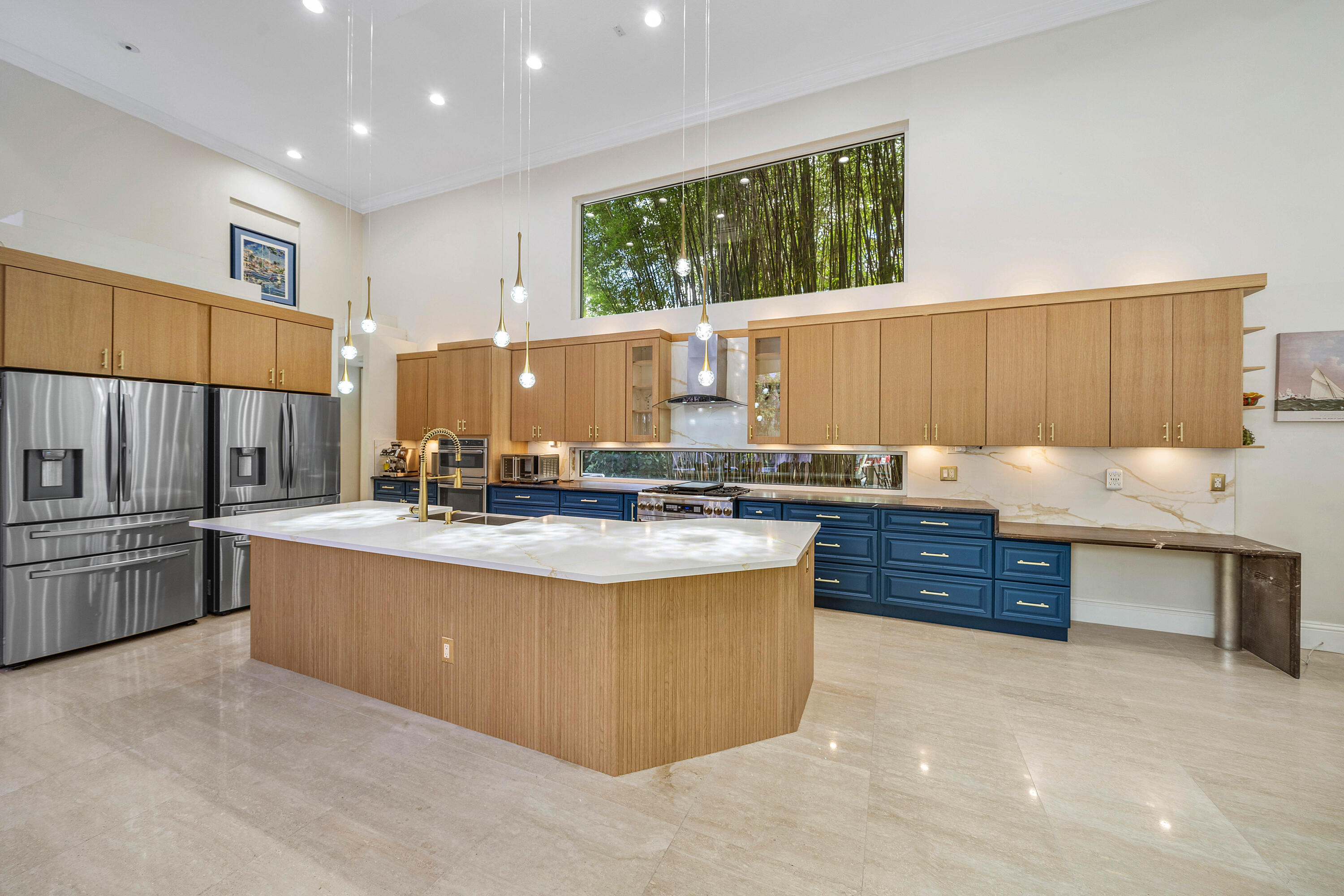 Tucked inside Seasons, one of Boca Raton's most coveted gated communities, this stunning single story estate sits on an expansive lot, almost half an acre, and has 4,693 SF of living space. Roof 2018. AC units 2019 and 2022. Tankless water heater 2024. Solar water heater 2019 with fully paid solar panels. Full impact windows and doors throughout. Five bedrooms with new hardwood floors, four en suite bathrooms, private office, and split primary suite with direct pool access. Newly renovated master bathroom and two guest bathrooms. Fully renovated chef's kitchen with gas range, premium appliances, custom cabinetry, and butler's pantry. Resort style courtyard features a saltwater pool, spa, summer kitchen, and expansive fenced yard. Located just minutes from top rated schools, dining, and shopping. A rare turnkey opportunity in one of South Florida's most sought after communities.