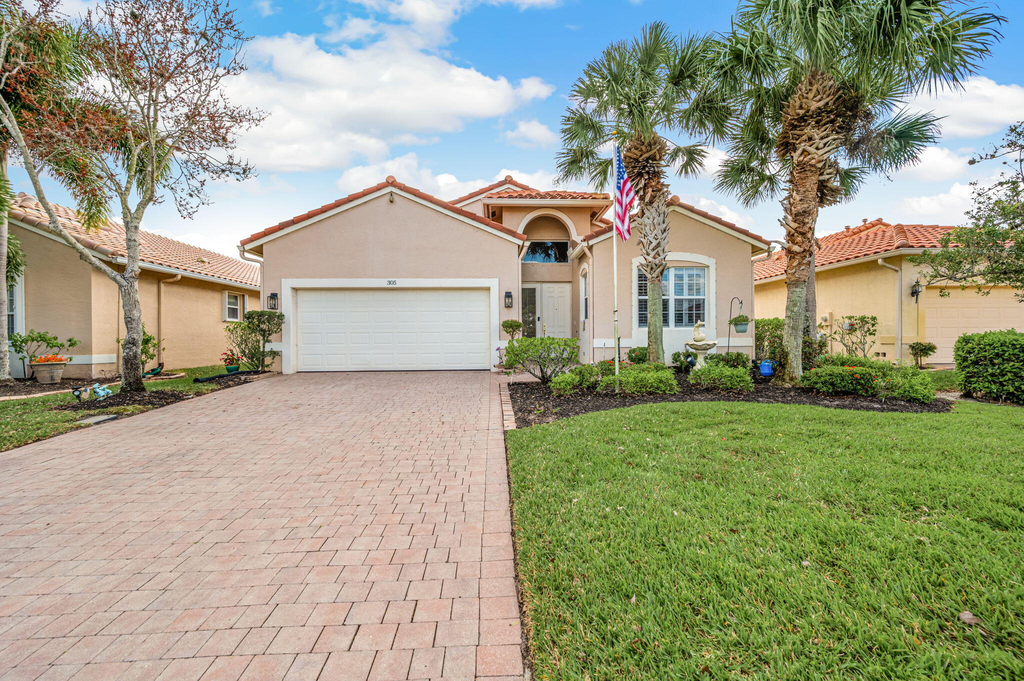 Welcome to this beautifully maintained single-family home located in the highly sought-after Cascades at St. Lucie West, one of Port St. Lucie's premier 55+ communities known for its resort-style amenities and active lifestyle. This 2-bedroom, 2-bath home with a versatile den offers 2,030 square feet of living space and a thoughtfully designed layout ideal for both everyday comfort and entertaining. Inside, you'll find upgraded engineered wood flooring and ceramic tile throughout, creating a clean, cohesive look with low-maintenance appeal. The eat-in kitchen is well-appointed with granite countertops and stainless-steel appliances, providing both functionality and style. Owner requires 48hr notice for showings.
