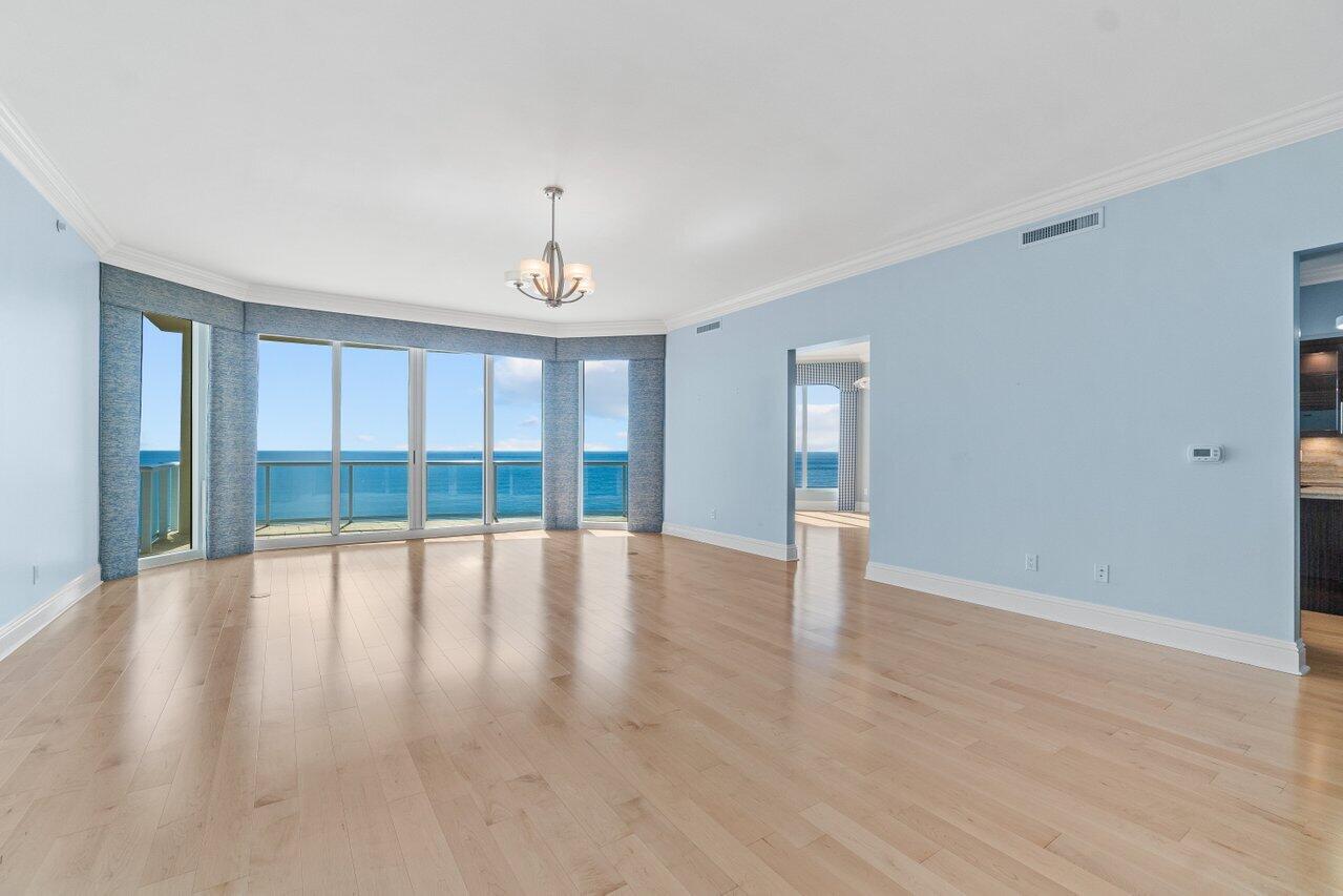 Ritz 801A. The Ritz Carlton Residences on Singer Island – your oceanfront escape! A spectacular condominium with soaring 10-foot ceilings and majestic views of the Atlantic Ocean from this sprawling oceanfront residence. Private elevator access to your own foyer. Residence 801A features three ample sized bedrooms with a den/office overlooking the Intracoastal waterway. Enjoy tropical breezes from three private terraces. Experience the renown Ritz Carlton Residence services with 24-hour security and concierge services. This exceptional property is the essence of luxury and sophistication. Unparalleled service and attention to detail, and an amenity-rich lifestyle featuring exquisite residences designed to meet the most discerning needs. Come discover paradise on Singer Island!