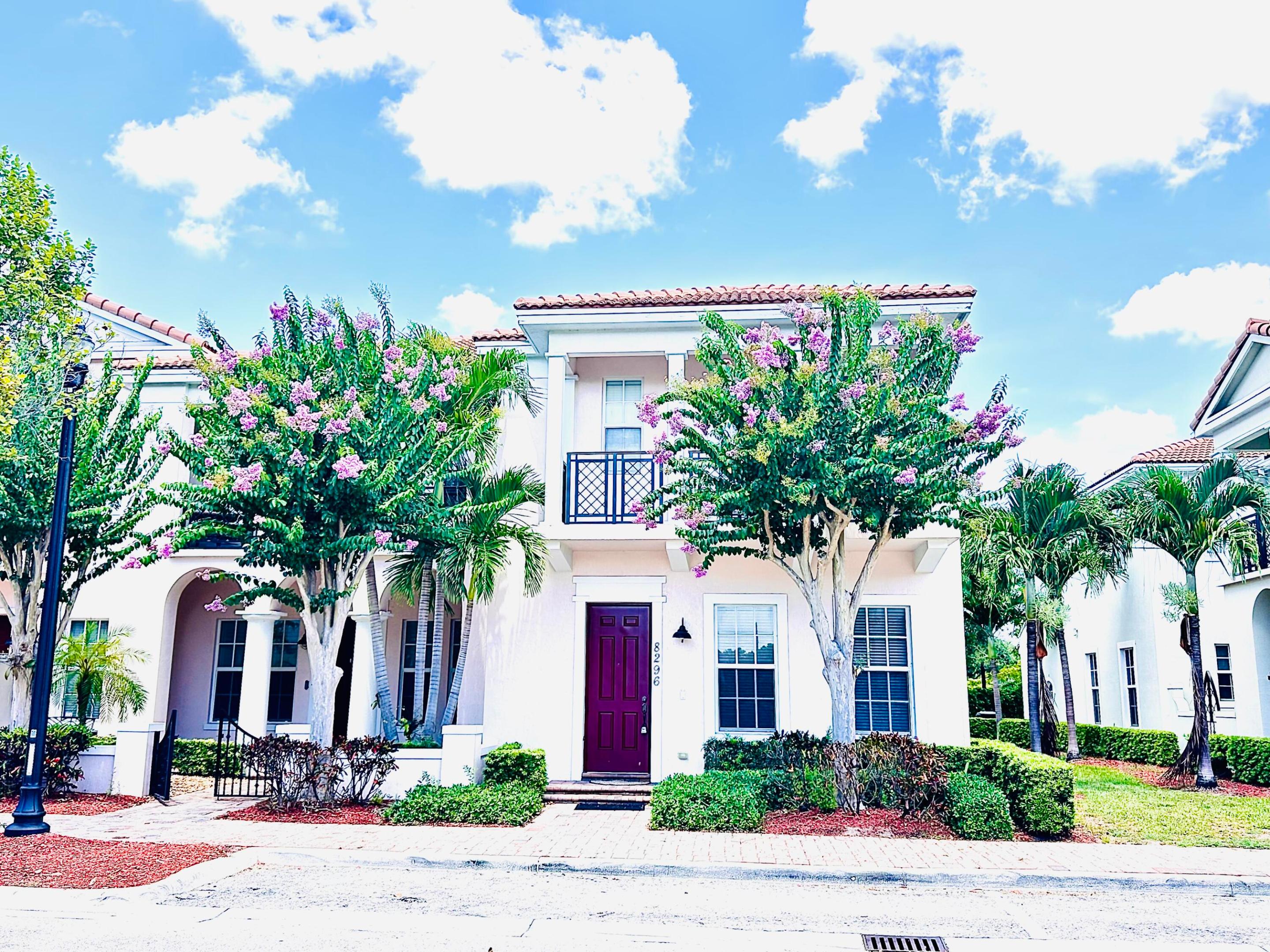 Impeccably maintained and presented in like-new condition, this exceptional corner-unit townhome offers refined living in one of Boca Raton's most sought-after locations. Just minutes from the beach, premier shopping, fine dining, and entertainment, this elegant two-story residence features 3 bedrooms, 2.5 baths, Oversized rear 2-car garage. Thoughtfully designed with quality finishes throughout, it includes central vacuum, custom built-in closets in every bedroom, and an expansive walk-in closet in the luxurious primary suite. The primary retreat opens to a private covered balcony, while the charming interior courtyard provides the perfect setting for outdoor dining, entertaining, and relaxing. Resort-style amenities, including a pool, fitness center, and clubhouse for events Seller holds a Florida real estate license.