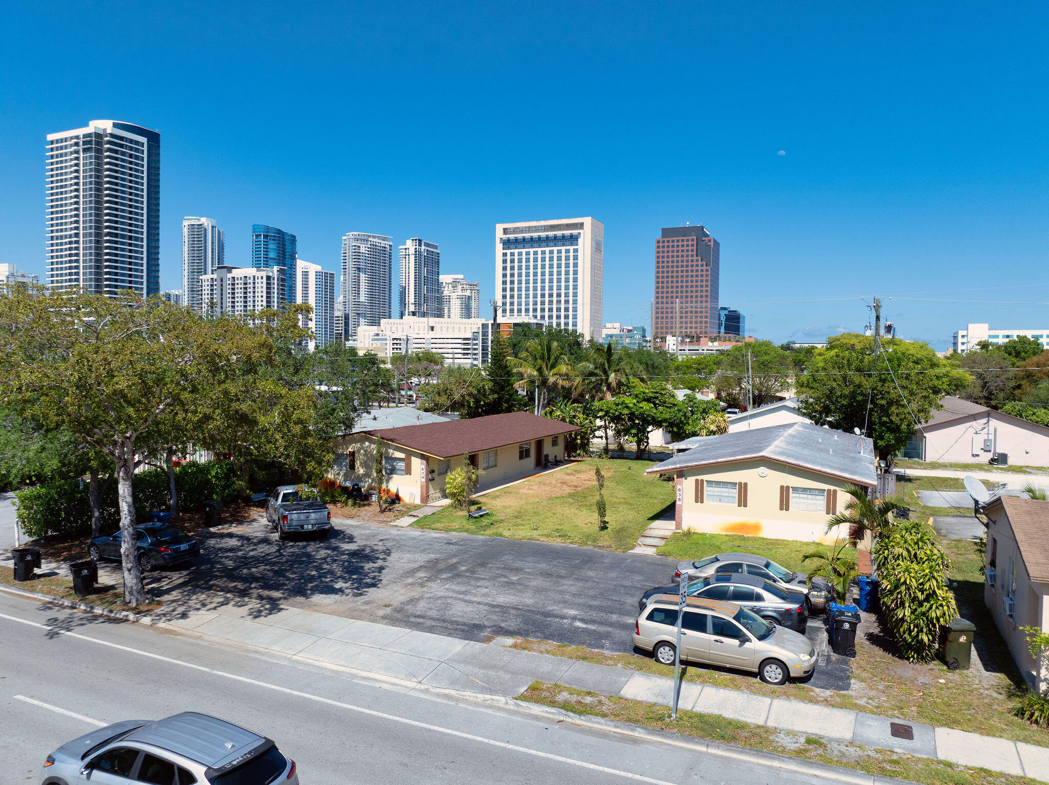 THE SITE: Two contiguous parcels (Folios 504210015131 & 504210015132) totaling 12,500 SF in Fort Lauderdale's New River South corridor. 100 ft wide × 125 ft deep across two contiguous lots. Rear alley may provide vehicle access — subject to pre-development review with City transportation engineer. THE ZONING: RAC-SMU (Regional Activity Center — Southwest Mixed Use) is one of Fort Lauderdale's most flexible designations. The property's RAC Future Land Use designation may provide eligibility under Florida's Live Local Act (SB 102) — buyers and their counsel are encouraged to inquire directly with the City.   THE INCOME: Two existing duplexes generate $7,200/month in rental income — $3,800 from 634 SW 4th Ave and $3,400 from 638 SW 4th Ave. Existing tenancies provide cash flow during the permitting and pre-construction period — a real advantage over vacant land.   THE MARKET: New construction townhomes in the Tarpon River / New River South corridor are actively trading between $875,000 and $1,100,000+. Double-digit year-over-year price appreciation. Strong demand from both end-users and developers.  Contact the listing agent directly. Inquire about Live Local Act eligibility. Minutes to Las Olas, I-95, FLL & beaches. Sold as-is.