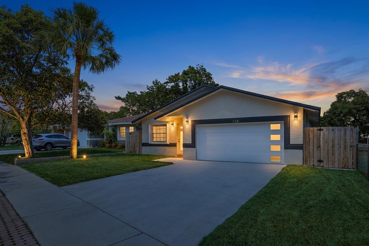 Be the first to live in this completely renovated 2026 corner-lot home with NO HOA! This move-in-ready residence offers 3 bedrooms, 2 full bathrooms, and a 2-car garage, thoughtfully redesigned with modern finishes throughout. The open-concept floor plan seamlessly connects the designer kitchen to the living and dining areas, creating the perfect space for everyday living and entertaining. The kitchen features a spacious island, quartz countertops, brand-new stainless steel appliances, recessed lighting, and elegant porcelain tile flooring throughout, 2026 A/C, 2026 water heater, and a 2021 roof. The spacious primary suite includes a beautifully renovated bathroom with a walk-in shower and a large walk-in closet. Sliding glass doors flood the home with natural light and lead to an updated backyard, ideal for relaxing or entertaining. Additional upgrades include hurricane-impact doors, new hurricane-impact garage door, and quality finishes throughout. Ideally located just minutes from Dania Pointe, you'll enjoy premier shopping, dining, and entertainment. The home is only five minutes from the beach and conveniently close to Fort Lauderdale-Hollywood International Airport, major highways, and everyday conveniences. Don't miss this exceptional opportunity to own a beautifully renovated home in one of Dania Beach's most convenient locations!