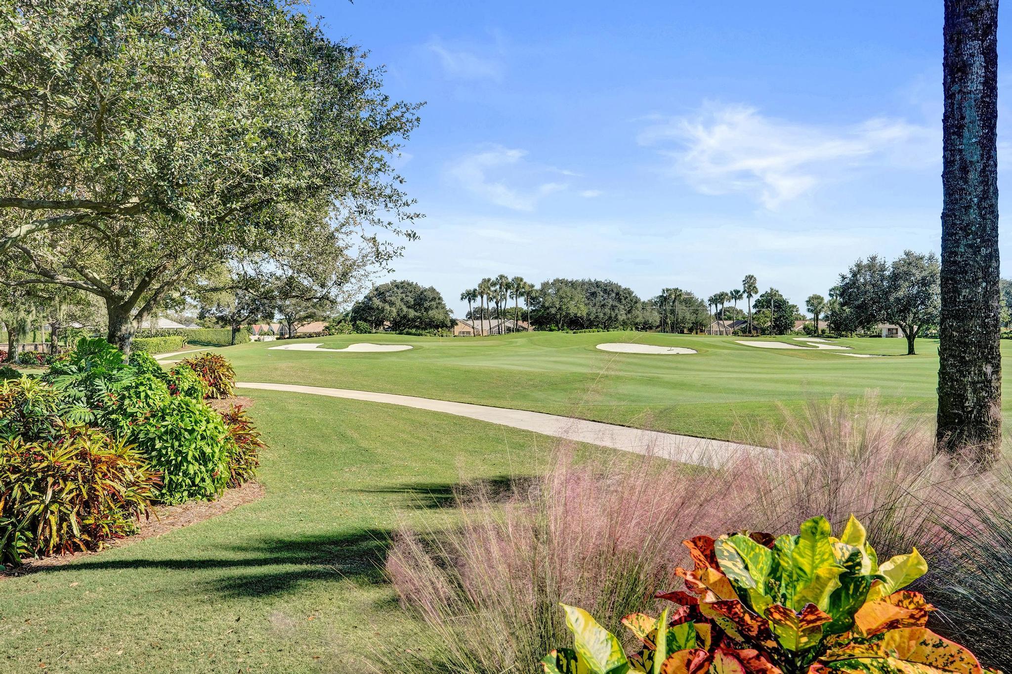 "Rare opportunity to create a custom masterpiece on one of Gleneagles' most coveted lots — a true double fairway with south-facing rear exposure, the most sought-after orientation in South Florida. The hard work is done: full impact windows and doors throughout plus a brand-new 2025 AC system mean your renovation budget goes entirely toward design and finishes — not infrastructure. 3 bed/3 bath, 2,042 SF, 2-car garage. Priced to reflect current condition and deliver immediate equity for the discerning buyer ready to execute their vision. Club membership required. Shown by appointment." Gleneagles Country Club is a private, residential country club community with 1,082 homes and condominiums surrounding world-class social and sports amenities, including two 18-hole championship golf courses, 19 Har-Tru night-lit courts, 8 Pickleball courts, and an over 90,000 square foot clubhouse with 3 restaurants and 2 lounges. The Club boasts a new, two-story, 15,000-sq. ft. The Healthy Lifestyle Center, which features a state-of-the-art fitness center, spa, physical therapy services, and a resort-style pool complex, was recently ranked #13 nationally by Club and Resort Business in its Top Ranked Fitness Centers. State-of-the-Art Tennis & Pickleball Center   Once a training ground for legends such as Steffi Graf and Ivan Lendl, Gleneagles continues its legacy of racquet excellence with 19 Har-Tru (green clay) courts and 8 individually fenced pickleball courts. The complex features a stadium court for exhibitions and special events, plus professional pickleball and golf pro shops offering apparel and equipment for all skill levels. Full-Service Fitness & Wellness Center   A newly expanded facility with state-of-the-art equipment, private trainers, physical therapy, Pilates, and seasonal yoga classes. The spa and wellness programs rival top resorts, supporting health, balance, and vitality. Vibrant Social Lifestyle   Guided by a dedicated Director of Social Events, the Club curates a full calendar of speakers, performances, themed dinners, and excursions to regional shows and cultural events, creating a lively, connected atmosphere both on and off campus. Culinary Excellence & Community   Gleneagles is home to a highly rated executive chef leading multiple dining venues offering fine and casual options. Members consistently describe the community as warm, welcoming, and friendly, reflecting the spirit of genuine camaraderie that defines life at Gleneagles. This beautifully maintained single-family home offers three bedrooms and three full baths, totaling 2,042 sq. ft. under air, with an attached 2-car garage. The home's south-facing screened patio overlooks the 16th hole of the Victory Golf Course, providing a peaceful and private setting in one of Delray Beach's most desirable country club communities. Construction & Exterior Frame construction with stucco exterior finish Wood truss roof structure with concrete tile roof (2009) Impact-resistant hurricane windows and shutters Lot size: 5,400 sq. ft. Screened patio with vaulted ceiling, locking door, and electric awning Freshly painted garage walls, ceiling, and floor (July 2025) Electric garage door opener with exterior keypad and dual interior control panels  Features Cathedral and vaulted ceilings Foyer and atrium Built-in shelving and storage niches Laundry tub in the garage Central vacuum system Ceiling fans (5) Pull-down attic stairs in the garage Smoke detectors and a hard-wired security system  Master Bedroom: (dual sinks, separate shower & tub, upgraded vanity and mirror, custom walk-in closet)  Flooring: Bedrooms: Carpet Bathrooms: Tile Main areas: Luxury vinyl plank (wood style) Kitchen & Appliances Upgraded kitchen cabinets and countertops Range (electric) Double electric oven Dishwasher Refrigerator with ice maker Microwave Washer & dryer Garage refrigerator/freezer (garage-rated) Electric water heater (replaced June 2022) New central A/C and heating system (June 2025)   transferable warranty  Outdoor Living Screened and vaulted patio Remote-controlled electric awning South-facing exposure overlooking the golf course  Recent Upgrades Summary Feature | Year | Notes Roof | 2009 | Concrete tile A/C | 2025 | Warranty transferable Water Heater | 2022 | Electric Master Bath | Recent | New vanity, mirror, custom closet Kitchen | Recent | Upgraded cabinets & counters Garage Paint | 2025 | Floor, walls, ceiling Windows |   | Impact-rated + shutters Bathrooms | Recent | New sinks & toilets   Additional Highlights Main Bedroom: Recently updated, with a new toilet, cabinets, sinks, a mirror, and a glass shower stall door. Guest Bathroom: Updated with a new cabinet and sink. Laundry: Laundry tub in the garage with an interior water spigot. Layout: atrium layout connects the two non-main bedrooms and the dining room. Windows: Newer impact sliders in the living room lead to a porch surrounding the atrium. The only non-impact window is the stained glass in the main bathroom. The house was freshly painted in October 2025. The seller paid extra to have the gutters and downspouts painted as well. The new buyer would be eligible for painting again in five years. Community Overview Fairway Homes offers premium proximity to golf and substantial lifestyle value within the 1,082-unit community.  - Mediterranean architecture complements 404 acres of fairways, lakes, and greenbelts. -   Fairways HOA is currently $785 per quarter. The fee includes lawn care, sprinkler head repairs, driveway and sidewalk cleaning, and roof cleaning. So that you know - all else is addressed via the Club.   In addition to the main clubhouse, seven satellite clubhouses are conveniently located throughout the community, each with heated pools, spas, libraries, billiard rooms, card rooms, and party spaces.   Security is provided 24/7, offering residents a relaxing, resort-style lifestyle within a private, gated country club environment. Gleneagles Country Club is located in the heart of Delray Beach, with convenient access to restaurants, shopping, museums, beautiful beaches, and the vibrant downtown area. Atlantic Avenue and Pineapple Grove offer some of the best dining, shopping, art, and entertainment in South Florida. Palm Beach International Airport and Fort Lauderdale-Hollywood International Airport are both within 30 minutes of each other. The nearest beach is located approximately seven miles east of the Club. Delray Beach has been named "Best of the Road - Most Fun Small Town in America" by Rand McNally & USA Today.