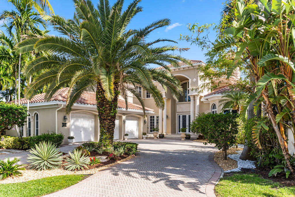 Bring your yacht! 80 feet of deep water front just minutes from the intracoastal waterways and Ocean, just  two draw bridges to open waters.Located in the exclusive and much sought after Seven Isle neighborhood in Las Olas, within walking distance of Fort Lauderdale beach and exciting Night Life.First time on the market, this custom built Estate Home was built solid and boasts exquisite finishes throughout.The 2nd. story floor is 6'' vs the standard 4'' poured concrete. 50 extra concrete pilings reinforcements further support the foundations and entire property of this home as well as 36,000 pounds of steel in the structure of the multi level back yard pool area, covered patio and summer kitchen. Dramatic vaulted  ceilings,24x24 Saturnia marble floors on a diagonal, elegant staircase with custom rough iron railing. Impressive floor to ceiling gas stone fireplace that can also be used with natural wood. One of the bedrooms downstairs could be ideal as a mother-in law/nanny suite. Each room has a private bathroom and walk-in-closets including  the office that could be easily converted and used as a bedroom.
The grandiose Master's suite on the upper level has a luxurious and elegant bathroom, and two balconies.
Custom cabinetry, entertainment center, lighting, granite counters, textured walls, custom paint and crown moldings are a few of the finishes that this home has to offer. All upgraded appliances and 3 zone air system. Additionally, it may be possible to install a lift in the 3 car garage allowing the storage of a 4th car but, yet  TBD.
The tropically landscaped back yard has spectacular views of the water with elegant neighboring estates. Ideal for hosting private parties, this home has been the source of many joyful events. Meticulously kept. 2022 brand new tile roof.Hurricane impact windows and doors throughout. Just bring your yacht and start living the Las Olas, South Florida lifestyle!