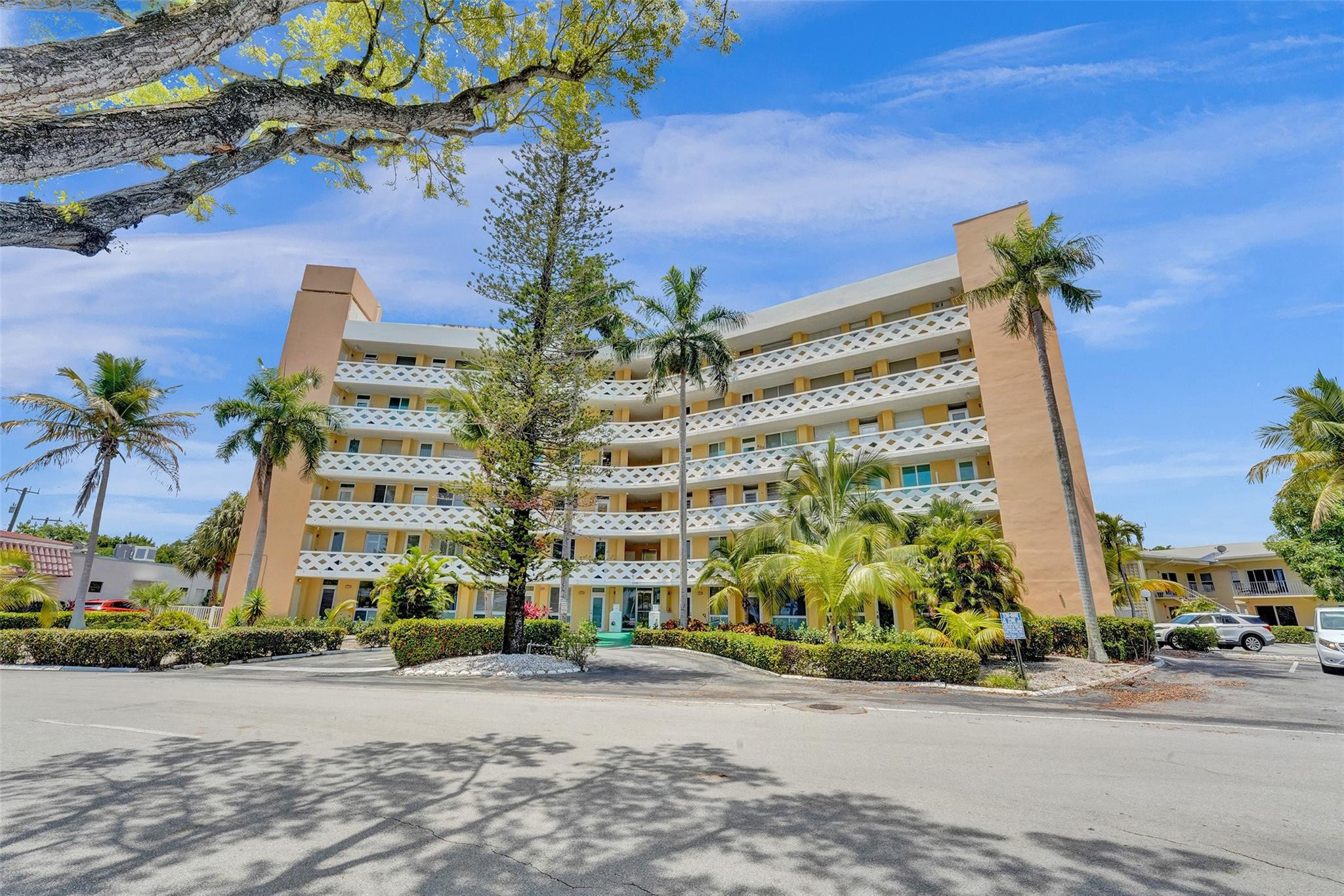 This completely remodeled 2br/1ba offers a cozy 650 square feet of newly renovated modern living space. Enjoy the convenience of a centrally located home, just minutes from beautiful beaches, the Galleria Mall, and vibrant Las Olas. Bright and airy living throughout with high impact doors and windows, stylish kitchen featuring granite countertops, stainless steel appliances, new AC units and in unit laundry! Residents have access to fantastic amenities including a heated pool, barbecue area and shuffleboard. One dedicated parking spot, with additional mall parking available. Don't miss out on this opportunity to live in a quaint community with everything at your doorstep!
