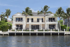 Directly fronting the Intracoastal on Royal Palm’s signature street, this designer-furnished Georgian-inspired estate offers comfortably elegant South Florida living.

Mastering a mix of traditional architecture and relaxed modern sophistication, this tropical Georgian-inspired estate stands on 100± feet of direct Intracoastal Waterway frontage on Royal Palm Way, the signature street of Boca Raton’s world-famous Royal Palm Yacht & Country Club.  Designed by Affiniti Architects and constructed by luxury builder Mark Timothy, Inc., the six-bedroom residence gives classic style a chic, subtly glamorous inflection in designer-furnished interiors by Susan Connor of P&H Interiors which are featured in “Luxe Interiors + Design” magazine (Volume 12, #1). The refined symmetry of the architecture creates a beautifully flowing floor-plan with the more formal and casual spaces all opening their doors to expansive waterside loggias with a summer kitchen by the pool terrace, making outdoor entertaining a way of life.  Exquisite finishes such as the intricate moldings and patterned hardwood floors are complemented by clean-lined furnishings in fresh, cool hues.  The comfortable living areas easily transition from everyday use to social occasions with special features including the club room and catering kitchen.  Upstairs, the extensive master suite is an exquisite private sanctuary with a waterside balcony, two baths, and an adjacent sitting room/office/gym.  Picture perfect with impeccable attention to detail, this stunning residence is a Royal Palm estate of distinction.

Location
Royal Palm Way, Boca Raton, Florida.  Boca Raton's prestigious signature address, Royal Palm Yacht & Country Club offers guard-gated seclusion in a premier location across from the legendary Boca Raton Resort & Club and the Atlantic Ocean beachfront.  Mizner Park's world-class shopping and dining are close by, and Boca Raton's private executive airport is a convenient 15ï¿½-minute drive.

Property
Directly fronting 100ï¿½ feet on the Intracoastal Waterway, this tropical Georgian-inspired estate built in 2010 is landscaped with stately palms and manicured gardens.  A Chicago brick motor court sweeps to the formal entrance flanked by garages totaling four bays.  With the waterway as a backdrop, the resort-like outdoor entertainment space centers on a sleek pool with spillover spa.  Three loggias provide relaxing open-air living and dining spaces complete with a fireplace, summer kitchen, and cabana bath.

Residence
This sophisticated residence is designer furnished in a total of 12,328ï¿½ square feet which includes six bedrooms, seven full and three half baths, laundry rooms on both levels, an elevator, comprehensive audio/video systems, and a whole-house generator.

First Floor:  Inside the mahogany entry, the impressive two-story foyer is set off by a tone-on-tone marble floor, floating staircase, and modillion moldings.  Waterfront views stretch through the 35ï¿½-foot-long living room providing multiple seating areas with cross-beamed ceilings, herringbone-pattered hardwood floors, and a wall of sliding glass doors along the center loggia.  Leading to the north loggia, the club room has an adjacent powder room and pub bar that also serves the library with beautiful wash-finished paneling and custom built-ins.  Open to the living room and foyer, the elegantly molded formal dining room is adorned with a coffered ceiling and patterned hardwood floor.  The adjacent catering kitchen/butler's pantry with powder room connects into the main kitchen which has a professional-grade Wolf range, Sub-Zero refrigerator, Miele dishwasher, stone counters, and custom cabinetry including unique glass-front display cabinets with windows to the outdoors.  Open to the kitchen, the junior dining room is highlighted by a peaked, pecky cypress beamed ceiling, and flows into the family room with custom built-ins and glass doors to the south loggia.  A guest/staff suite is off the foyer.

Second Floor:  Encompassing a large private wing, the luxe master suite opens to a  balcony with serene views overlooking the Intracoastal Waterway.  Another waterside balcony opens from the separate sitting room/office/gym next to the master bedroom.  Off the bedroom, a dressing area with morning bar leads to the suite's two marble baths, one with a pedestal-style soaking tub and separate shower plus two customized wardrobe rooms.  In another wing, four more bedroom suites are accompanied by a play room and feature a guest master suite with its own waterside balcony.

Disclaimer: The information provided herein including but not limited to measurements, square footages, lot sizes, calculations and statistics have been obtained and conveyed from third parties such as the applicable Multiple Listing Service, public records as well as other sources. All information including that produced by the Sellers or Listing Company are subject to errors, omissions or changes without notice and should be independently verified by any prospect for the purchase of a Property.  The Sellers and Listing Company expressly disclaim any warranty or representation regarding all enclosed information.  Prospects' use of any information herein is acknowledgement of this disclaimer and that Prospect shall perform their own due diligence.  Prospects shall not rely on this information when entering into a contract for sale and purchase.  Some affiliations may not be applicable to certain geographic areas. If your property is currently listed, please do not consider this a solicitation.   In the event a Buyer defaults, no commission will be paid to either Broker on the Deposits retained by the Seller. "No Commissions Paid until Title Passes."    Buyer pays title insurance, Florida documentary stamps, and all other closing costs for New Construction and land use. Copyright 2016 Listing Company.  All Rights Reserved.