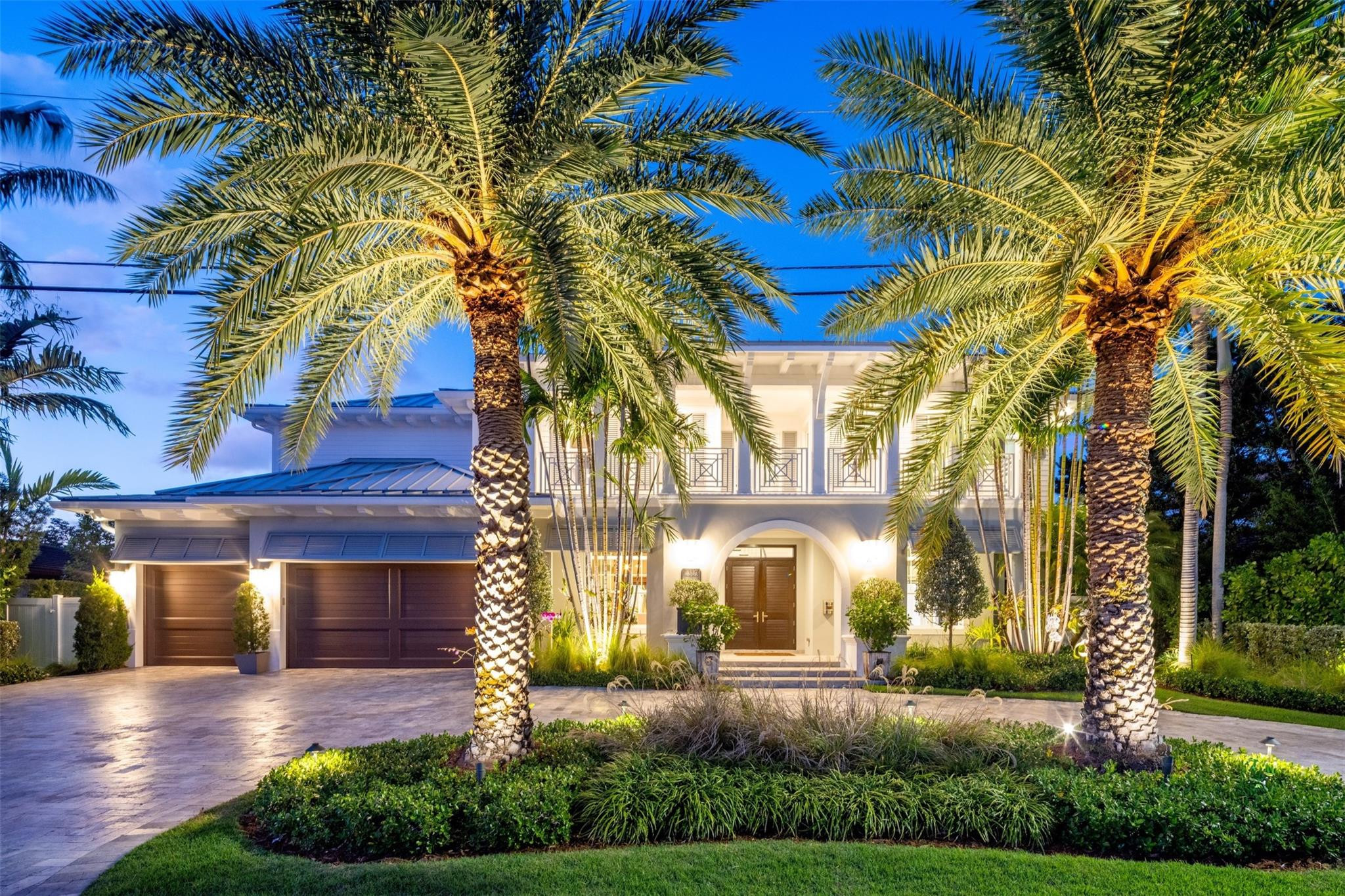 Experience the pinnacle of luxury living in this custom British West Indies-style Seven Isles retreat. Designed for the ultimate luxury lifestyle, this exquisite home welcomes you with lush tropical landscaping and breathtaking architectural details. Inside, soaring ceilings and refined finishes create an atmosphere of elegance and comfort. A private office and study offer tranquility, while the open living, dining, and gourmet kitchen seamlessly flow to the waterfront pool and spa. Unwind in the intimate wine bar, featuring exotic imported doors. The opulent primary suite boasts a fireplace, spa like bath & expansive closet. With 100WF, this home is a boater's paradise & a luxurious escape. Perfectly positioned near the beach, fine dining, shopping, and nightlife on Las Olas Boulevard.