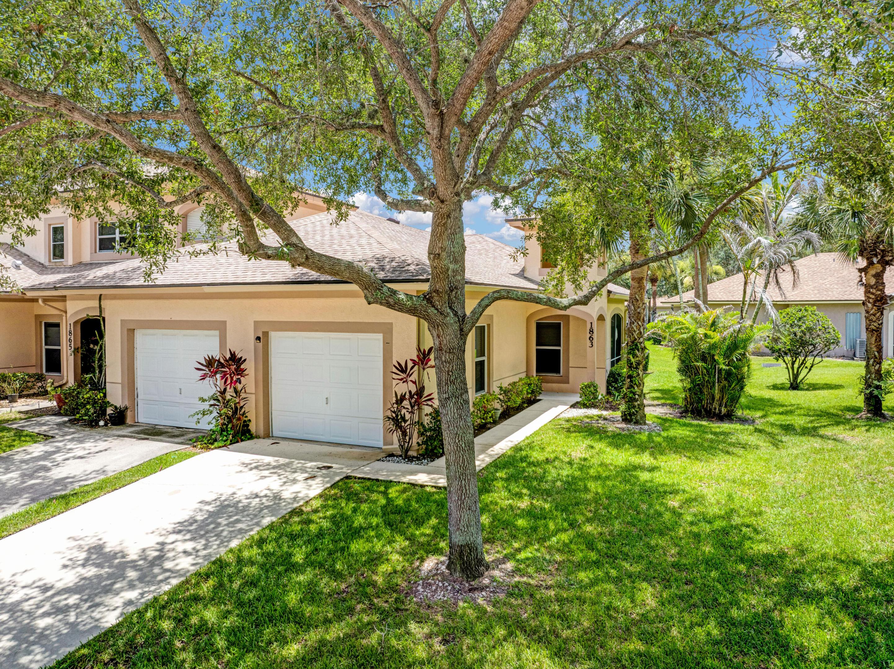 Welcome to easy living in the beautifully maintained 2-bedroom, 2-bth, 1-car garage villa-style condo! An end unit ideally situated on a picturesque oak-lined street! Offered fully furnished, move-in ready. Relax on your screened porch, perfect for enjoying Florida's great weather year-round! Major updates include a new roof (2023), new A/C (2025), & a newer water heater, providing real peace of mind. Enjoy outstanding amenities including a clubhouse, sparkling pool, tennis courts, workout rm, all w/a low HOA fee! This pet friendly community is conveniently located just minutes to shopping, restaurants, medical facilities, golf courses, & gorgeous beaches! Whether you're looking for a primary residence, seasonal retreat, or investment property, this exceptional condo checks all the boxes!
