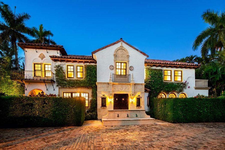 Exceptional landmarked John Volk 1928 Estate beautifully restored for today's lifestyle. yet keeping such original details as pecky cypress ceilings, Spanish tile, stone and wood plank flooring. The spacious property showcases a dramatic pool with fountains, covered loggias, summer kitchen and cabana. Wonderful in town location on a most desirable address. ''Casa Ana'' is truly a gem.