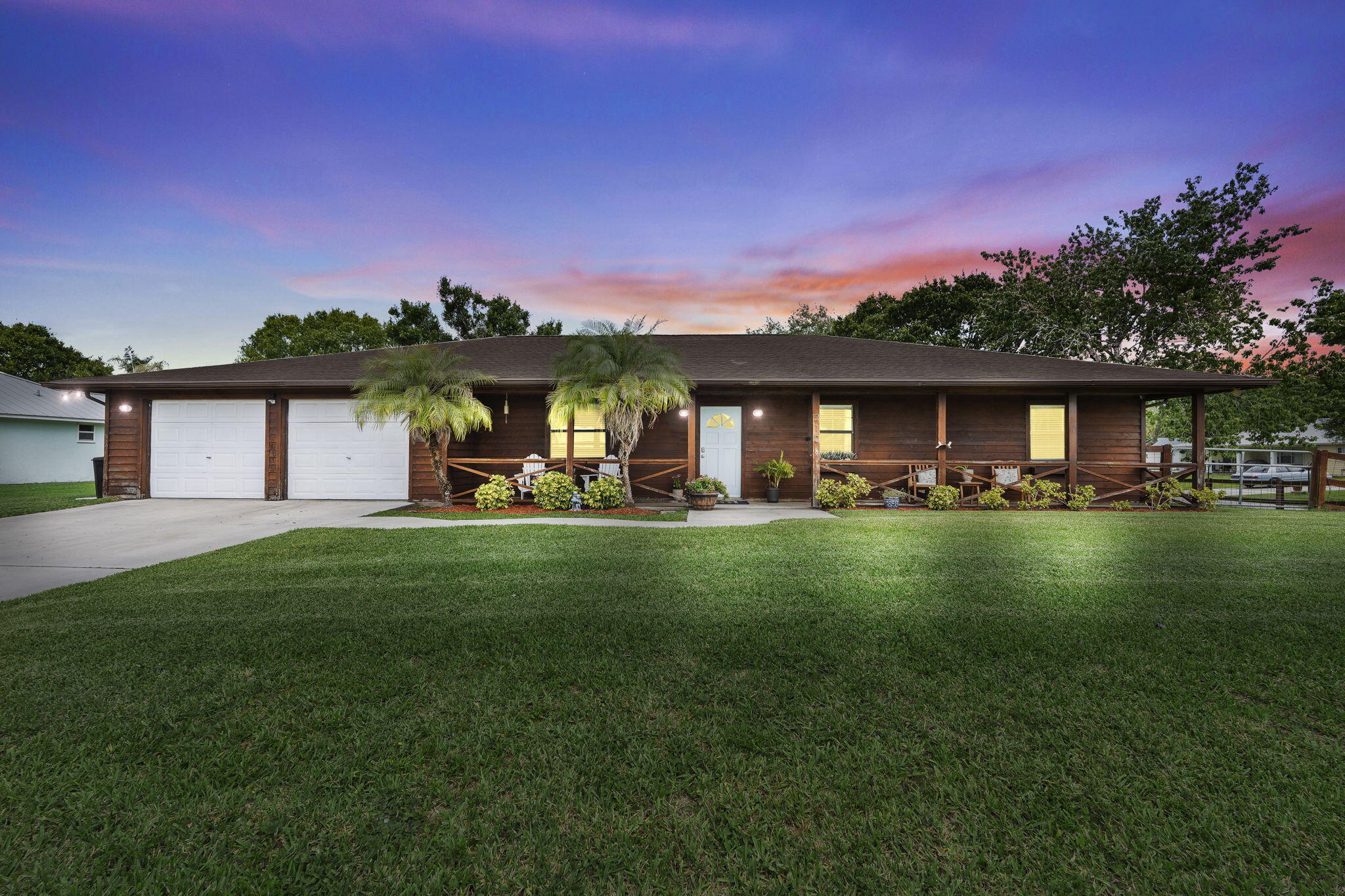SKIP THE HASSLE OF GUESSING WHAT THE VALUE IS OF YOUR NEXT PURCHASE.  THIS  HOME WAS RECENTY APPRAISED FOR ASKING PRICE. $355,000.  WELCOME TO YOUR OWN SLICE OF LAID-BACK FLORIDA LIVING IN SANDALWOOD ESTATES.  THIS 3 BED, 2 BATH HOME SITS PROUDLY ON A SPACIOUS CORNER LOT, OFFERING ROOM TO RELAX, PLAY, AND TRULY ENJOY THE OUTDOORS.   STEP INSIDE TO AN OPEN-CONCEPT LAYOUT WITH BEAUTIFUL LVP FLOORING FLOWING THROUGHOUT-PERFECT FOR EASY LIVING AND EFFORLESS ENTERTAINING.  THE HOME IS WIRED FOR AN ALARM SYSTEM AND COMES EQUIPPED WITH HURRICANE PANELS, GIVING YOU BOTH COMFORT AND PEACE OF MIND.  OUTBACK IS WERE THE PROPERTY REALLY SHINES.  IMAGINE UNWINDING WITH STUNNING SUNSETS VIEWS FROM YOUR FULLY FENCED BACKYARD OR GRABBING YOUR FISHING POLE AND CASTING A LINE RIGHT FROM YOUR BACKYARD. ADDITIONAL HIGHLIGHTS INCLUDE A BONUS/OFFICE, LARGE PANTRY/STORAGE AREA, AND A NEWER A/C WITH UV PROTECTION FOR ADDED EFFECIENCY AND AIR QUALITY.  LOCATED IN THE QUIET, EASYGOING COMMUNITY OF SANDALWOOD ESTATES, YOU'LL ENJOY A LOW HOA FEE THAT INCLUDES WATER, KEEPING MONTHY COSTS SIMPLE AND MANAGEABLE. PLUS, YOU'RE JUST MINUTES FROM I-95, THE FLORIDA TURNPIKE, DOWNTOWN FORT PIERCE, AND SOME OF THE AREA'S BEST BEACHES.  NO FLOOD ZONE.  NO ASSESSMENTS. JUST EASY, BREEZY FLORIDA LIVING.  COME SEE WHY THIS ONE FEELS LIKE HOME THE MOMENT YOU PULL UP!