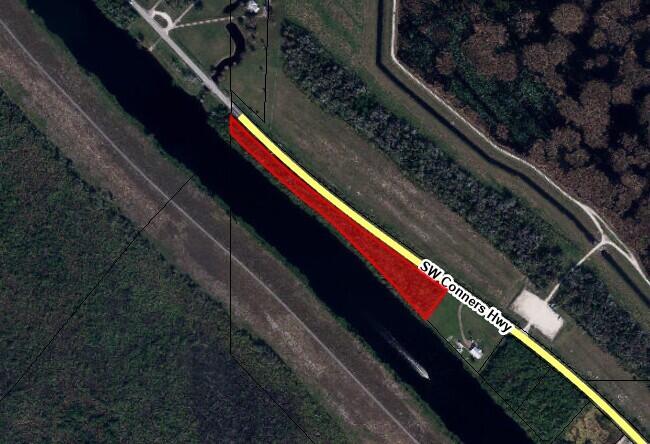 3.2544 Legal Acres - Conners Highway | Rim Canal Area

Prime vacant land opportunity located along Conners Highway near the Rim Canal. 3.2544-acre parcel  
Enjoy the convenience of highway access while being just moments from world-class fishing and boating along the Rim Canal and Lake Okeechobee.
Whether you're looking to build, invest, or hold for future value, this property offers flexibility and room to grow.

Buyer to verify zoning, access, and intended use.