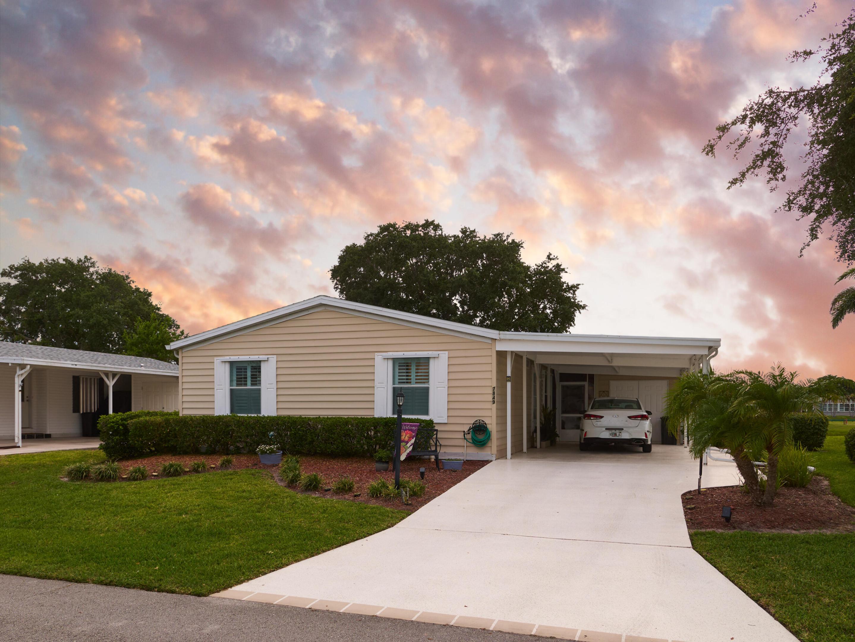 Beautifully maintained 3BD/2BA home in the sought-after Savanna Club 55+ community. Offered fully furnished. Desirable split-bedroom floor plan with newer appliances, plantation shutters, lighting fixtures, AC, washer, and dryer enhance the home's appeal. Expansive enclosed lanai, with an energy-efficient AC, creates additional year-round living space to enjoy sunsets, lake and golf course views. Savanna Club residents enjoy an extensive selection of resort-style amenities. Conveniently located to beaches, shopping and dining, this is Florida living at its finest.
