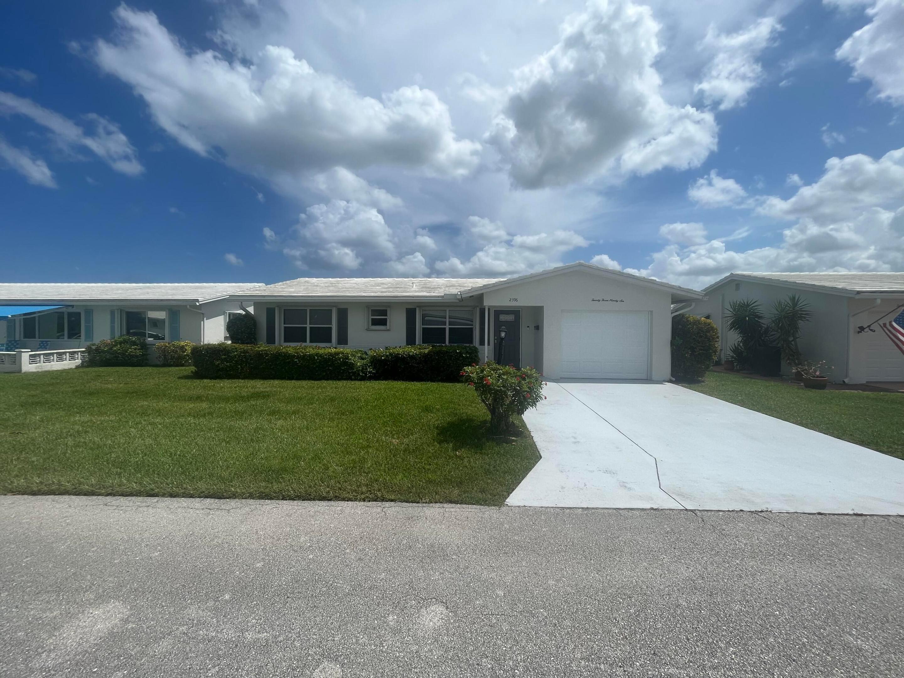 Beautifully updated and modern 2br/2ba home in Leisureville with all newer stainless-steel appliances, quartz counter tops, porcelain floors, modern updated island kitchen and bathroom, walk in showers and huge enclosed Florida room with additional separate a/c unit. Great quiet neighborhood with great neighbors. Easy access to beaches and highways. Clean washer and dryer units. Pest control included. Community features golf courses, pools, gym, and community club access. Remodel feels like a new modern home. Small pets ok with non-refundable pet fee. 55+ community.