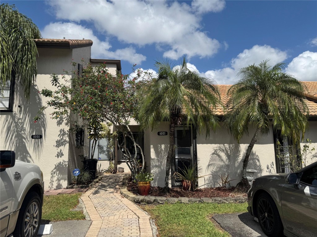 Amazing villa with 2 master suites. Walk in closets in both bedrooms. Soaker tub & separate shower in primary suite. Large rooms with tile floors throughout (no carpet), freshly painted, lots of closet space. Water trash & sewer included in maintenance. Park right in front of your front door, extra guest parking. Beautiful community with gorgeous pool. Nice screened patio overlooking a lovely golf course in your back yard.