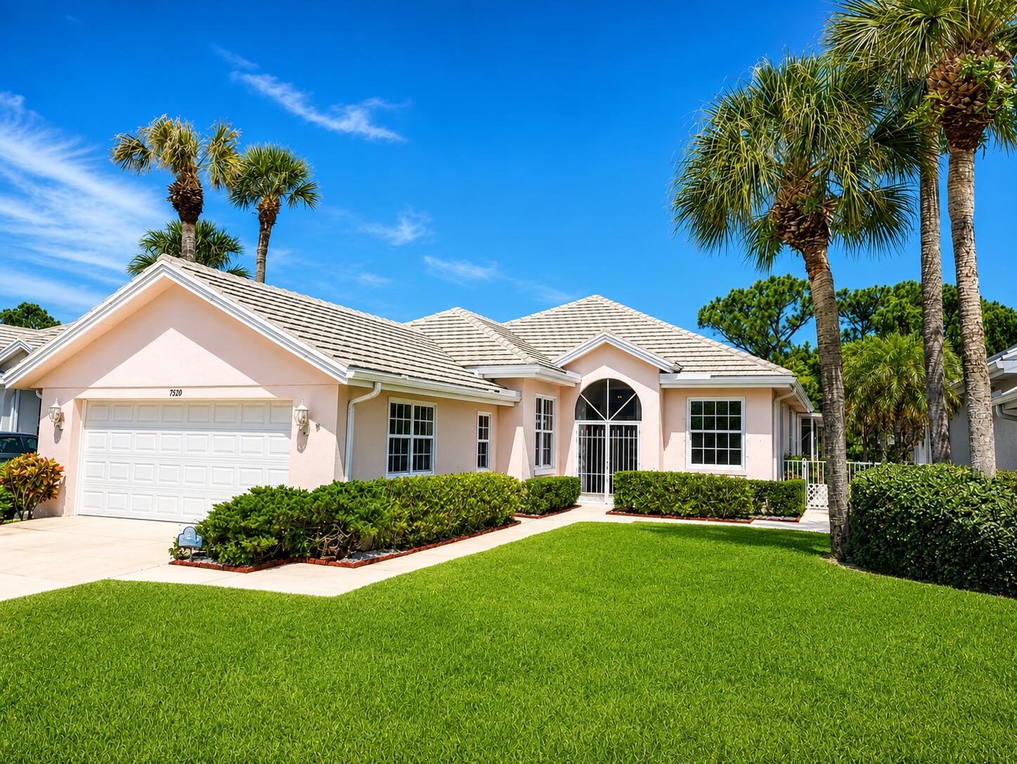 Serene waterfront front pristine home.  Enjoy wide water views from all primary rooms or within your covered & open screened in patio. This sunny interior (3 skylights!) offers flexibility to entertain many guests.  The kitchen boasts upgraded appliances & beautiful countertops. There are walk-in closets and an abundance of storage everywhere.  Full accordion shutter protection provides lower insurance. This is an active gated community with a resort pool and tennis courts.  The replacement of polybutylene piping was permitted & completed. The preferred lender is Rachid Zaraouli with Greenberg Community Lending. Furnishings are negotiable. Furnishings are negotiable.  2 living room accent chairs, the circular shelving unit & patio furniture do NOT convey.
