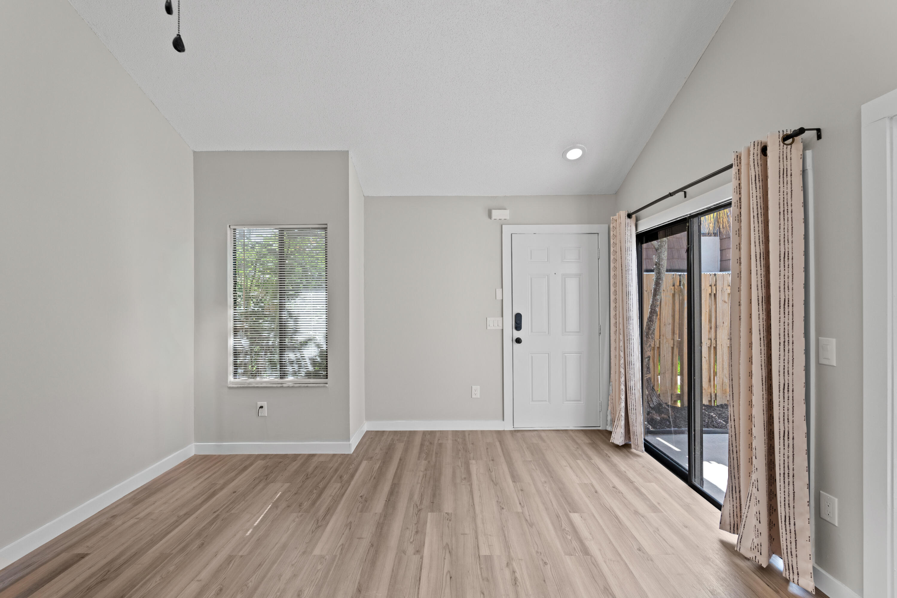 Barbara Husted:  Move right into this beautifully maintained, light-filled 2-bedroom, 2-bath townhouse with a spacious loft, offering the perfect combination of comfort, versatility, and low-maintenance living. The first-floor primary suite provides convenience and privacy, while the expansive loft is ideal as a home office, guest retreat, media room, or additional living space.  Enjoy your own private courtyard with a grassy area—perfect for pets, entertaining, gardening, or simply relaxing in your own outdoor oasis. Guests can conveniently access the front entrance without entering the courtyard, providing added privacy. The home also includes two designated parking spaces.  Nestled in a charming, well-maintained community, residents enjoy access to the community pool and tennis courts.  Ideally located in the heart of Palm Beach County, you're just minutes from shopping, dining, beautiful beaches, major highways, and Palm Beach International Airport, making commuting and travel a breeze.  Whether you're searching for your year-round residence, seasonal retreat, or investment opportunity, this move-in-ready home is ready for your personal touches to make it your dream home. Don't miss this exceptional opportunity to enjoy the best of South Florida living!