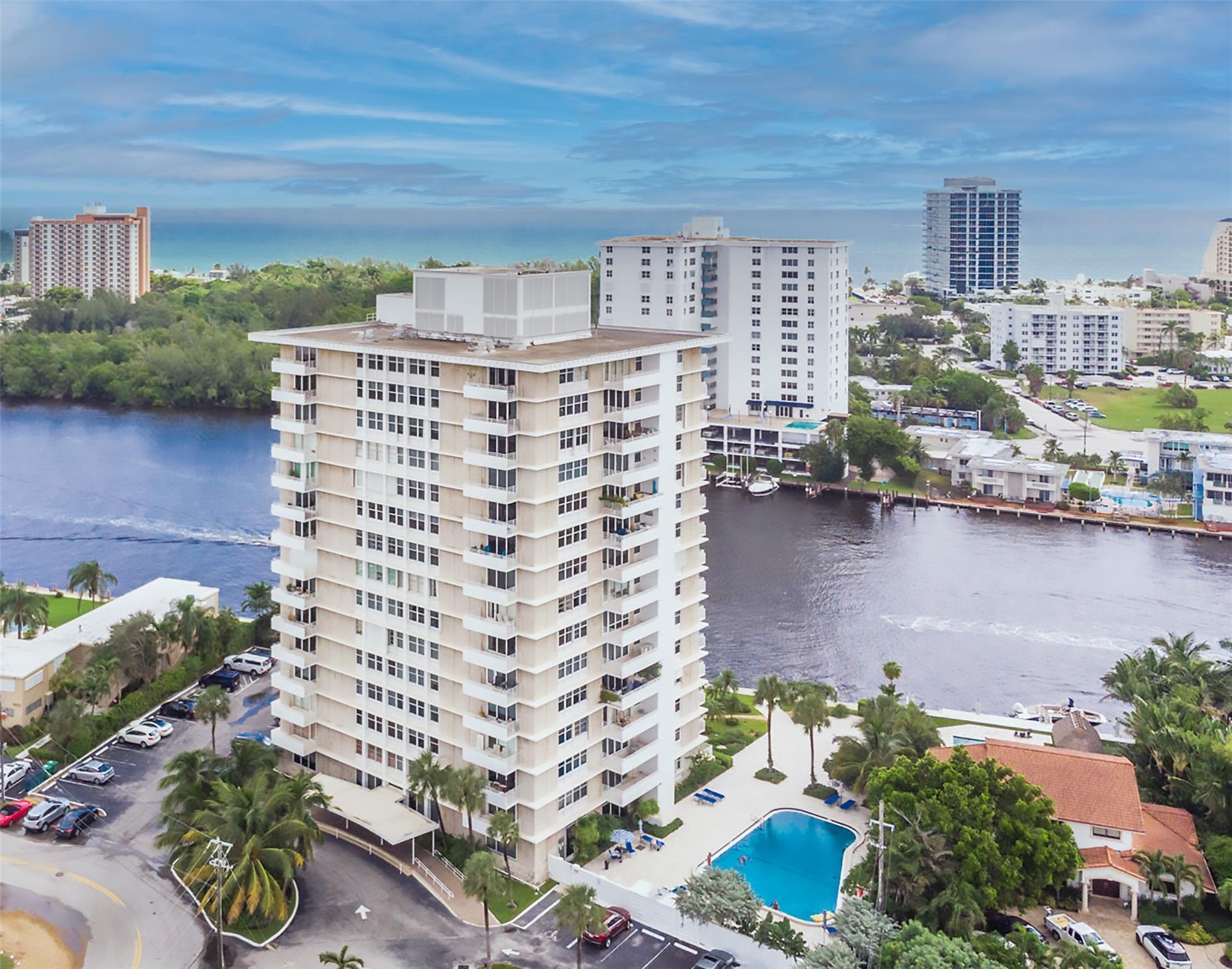 Experience the ultimate coastal living in this large corner unit in Fort Lauderdale. With its recent renovations, this condo offers sophistication and comfort, with beautiful views of the Intracoastal and Downtown skyline. The prime location puts you within walking distance of the beach.Living in this resort-style community feels like being on vacation every day. The building is secure, providing added peace of mind and privacy.Location is everything, and this condo surpasses expectations. Just steps from the beach, you'll have easy access to the sun, sand, and surf that Fort Lauderdale is renowned for. Explore the vibrant dining, shopping, and entertainment options within walking distance.Contact us today to schedule a tour and start living your dream lifestyle.