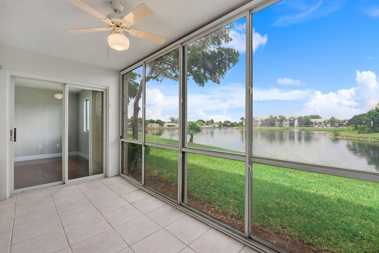 Welcome to this waterfront condominium located on the first floor in the prestigious Kings Point community in Tamarac, Florida. This residence features two spacious bedrooms and two full bathrooms within 1,469 square feet of finished living space. Situated on a waterfront property, this is an excellent opportunity to own a well-proportioned waterfront condo in an established community.  This residence includes an upgraded kitchen appliances, countertops and cabinets. Washer and Dryer in unit as well as a private screened entrance and enclosed patio. No popcorn ceilings and upgraded flooring throughout. Freshly painted and cleaned ready for you to move in! Washer and Dryer- 2018  Water Heater- 2020 A/C-2024 HOA includes: Water, Trash/Sewer, Insurance, Common area maintenance, Roof, Cable TV, Security