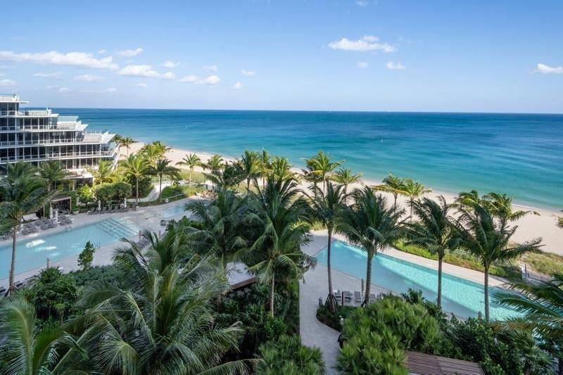 Enjoy Sunrise & Sunset views in this stunning 4 Bedroom, 5 Bathroom Residence with Family Room & Home Office. This spacious floorplan provides panoramic ocean, Intracoastal & city skyline views. Chef designed open kitchen layout with Italian cabinetry, marble countertops, large Sub-Zero wine storage & refrigerator, Wolf gas stove & expresso/cappuccino integrated system! Located in the most sought after brand new luxury tower, Auberge Beach Residences & Spa, sits directly on the sand of Fort Lauderdale Beach with 450 feet of linear ft of pristine beachfront! Offers 5 star services and amenities. Enjoy Michelin Star chefs at Dune & Luxury spa treatments living at Auberge. World Class amenities include state of the art fitness center, Golf simulation room, Napa Valley Wine Room and much more!