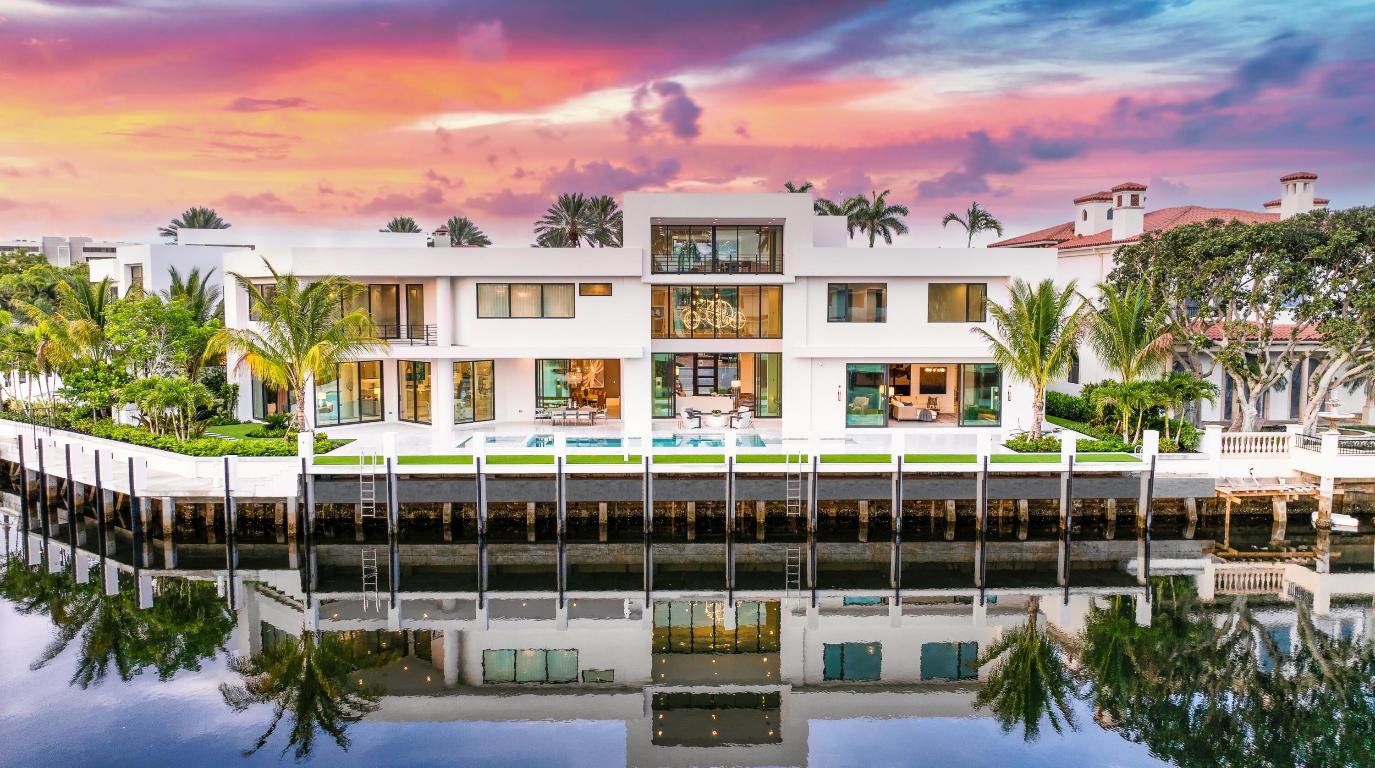 ''New'' Modern/Organic-inspired Sanctuary Point Estate sited on 173± feet of wraparound waterfrontage in The Sanctuary by awarding-winning team of Albanese Home Builders, Inc., Quinn Miklos Architects and Marc-Michaels Interior Design. A towering foyer entrance sets the stage for this 3-level estate encased in glass with panoramic water views and tranquil bird preserve setting from all major rooms. Epic primary wing with sleek dual baths and wardrobes and separate lounge. Resort-style pool/spa and patio with entertainment lanai and cabana. Rare, protected mega-yacht side dockage with straight 131± feet. Other amenities include Club Room with separate Office, 3rd Level Game/Exercise Room, Wine Room, Elevator and 4 bay garage. Truly setting a new level in Boca Raton waterfront estate living

The Sanctuary is Boca Raton's highly coveted and private Celebrity Enclave with 24-hour guard house security, road and waterway patrol.  

DISCLAIMER: Information published or otherwise provided by the listing company and its representatives including but not limited to prices, measurements, square footages, lot sizes, calculations, statistics, and videos are deemed reliable but are not guaranteed and are subject to errors, omissions or changes without notice. All such information should be independently verified by any prospective purchaser or seller. Parties should perform their own due diligence to verify such information prior to a sale or listing. Listing company expressly disclaims any warranty or representation regarding such information. Prices published are either list price, sold price, and/or last asking price. The listing company participates in the Multiple Listing Service and IDX. The properties published as listed and sold are not necessarily exclusive to listing company and may be listed or have sold with other members of the Multiple Listing Service. Transactions where listing company represented both buyers and sellers are calculated as two sales. Some affiliations may not be applicable to certain geographic areas. /Information published or otherwise provided by seller, listing company or its representatives is deemed reliable but are not guaranteed and subject to errors, omissions, or changes without notice. If your property is currently listed with another broker, please disregard any solicitation for services. Copyright 2026 by the listing company. All Rights Reserved. 
 

DISCLAIMER: Builder and/or Seller reserve the right to make changes and/or modifications to plans, specifications, features, colors and prices. All plans, elevation renderings, and videos shown are artists' conceptions and are not to scale. The information herein is believed to accurate but not guaranteed and may be subject to errors, omissions and changes without notice. All measurements, dimensions, room sizes and lot sizes are approximate.

Buyer pays title insurance, Florida documentary stamps, and all other closing costs. Taxes are based on vacant land only and subject to change.
