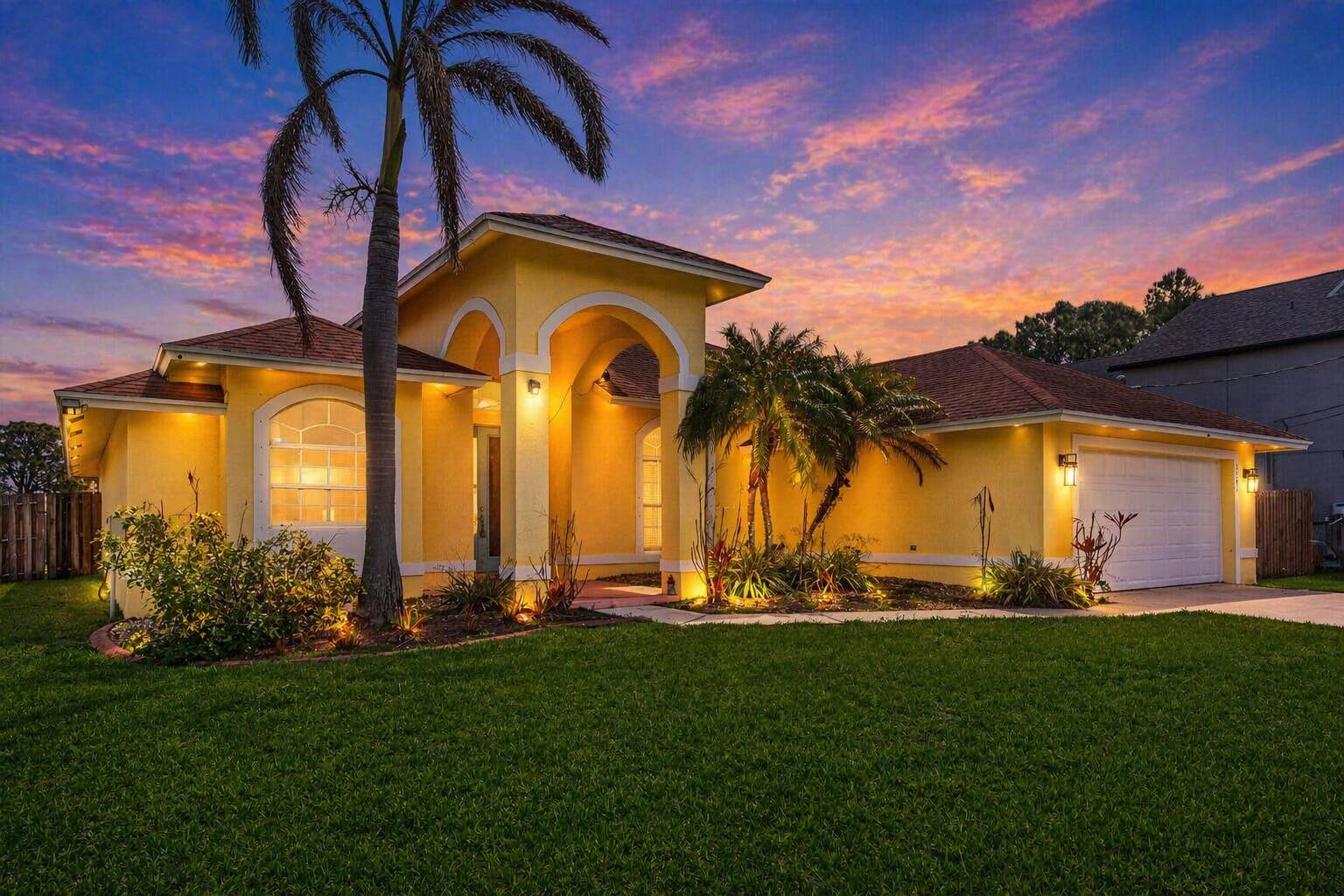 Location, location, location! This spacious single-family pool home sits in the beloved Torino community, where quiet streets, and a welcoming feel make it one of PSL's top neighborhoods for families. Featuring 2,000+ sq ft of move in ready living space, CBS construction, primary on suite with walk in closets, quartz kitchen counters, vaulted ceilings, walk in pantry, screened pool, 2-car garage, and a 2025 water heater, this home delivers the Florida lifestyle you've been waiting for —with NO HOA. Seller is motivated — opportunities like this in Torino don't last.  Based on recent comparable sales in the area, this home is priced to offer immediate upside for the right buyer.  Seller motivated. Note: the solar panels are used solely for pool heating and are not connected to the home. Back on market. Previous contract terminated due to buyer's contingent home sale not closing. No fault of seller or property. Opportunity for a new buyer to secure this home.