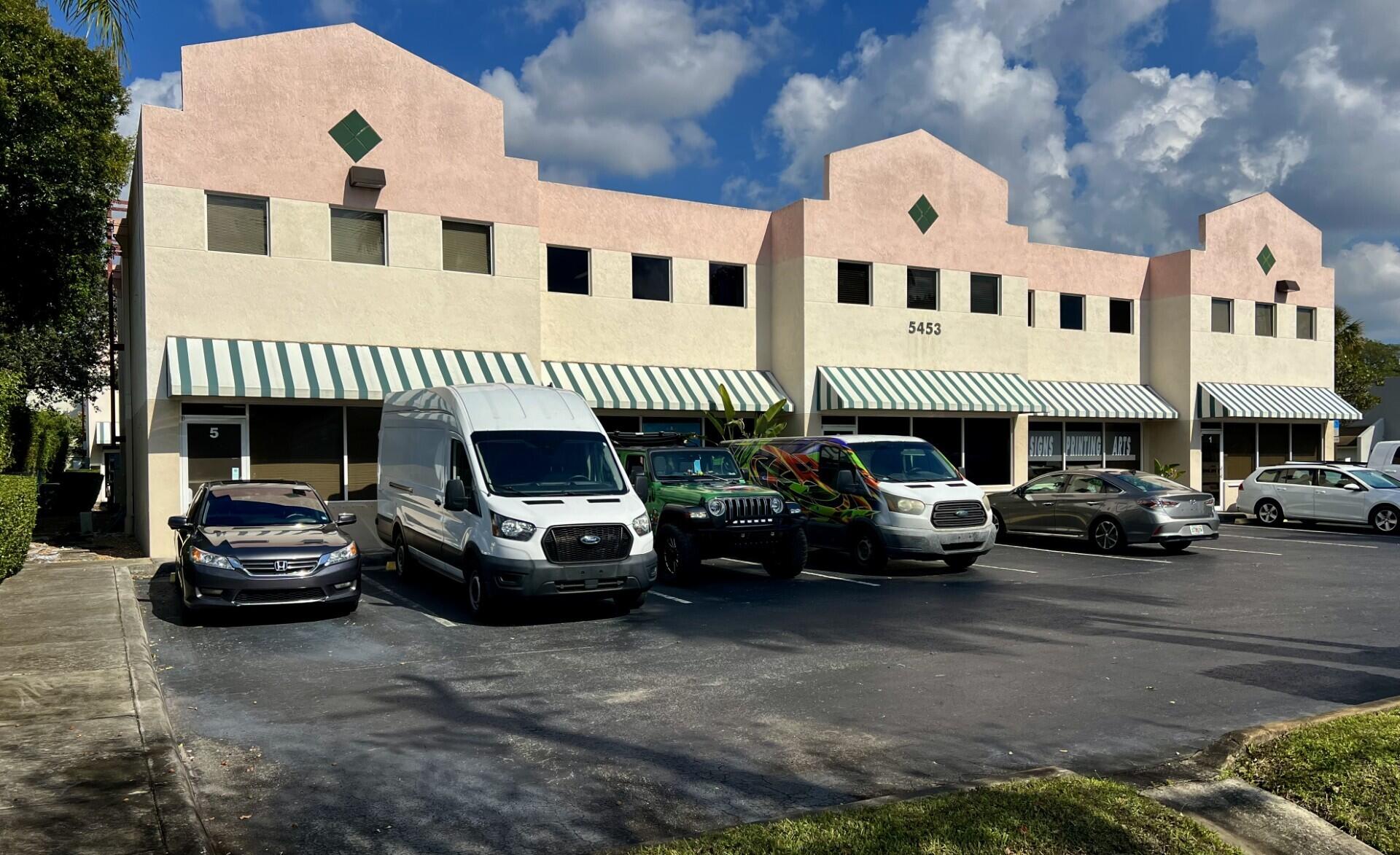 Owner User! Pristine Office/Warehouse complex - 4 individual warehouse condo units being sold as a group Appx 7200 total sq ft. Each unit has appx 1200 sq ft lower level and a permitted load bearing loft appx 600 +/- sq.ft. Upper lever Impact windows with panel shutters for the first floor.  Every unit has an air conditioned office with a separate bathroom. Large warehouse with 12 'x 14' high electric overhead door. 18 ft clear ceiling height. .20-yearr roof warranty, work completed Oct 2025.  All units have a high level of finish and are all currently occupied.
Nice clean and professionally maintained industrial park. Built appx 2004. Do not disturb tenants. All listing information provided by the seller Buyer must verify