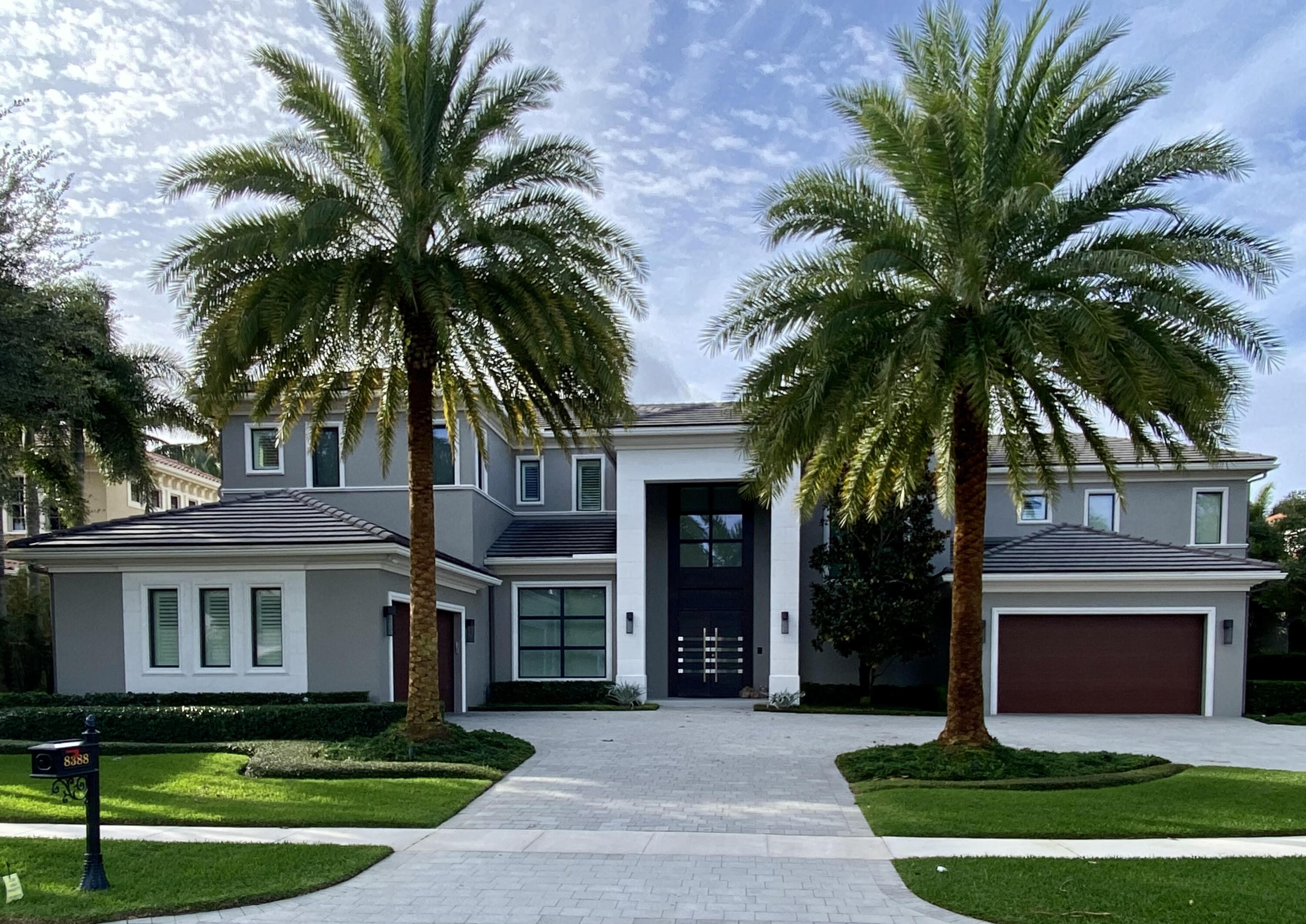 Custom Tuscan Harvey 2014 build on Del Prado Dr backing to 18th fairway in Mizner Country Club.  6 bedrooms 6 full bathrooms, 2 half bathrooms, plus theater, wine room, play room, club room and den.  Resort style pool with grotto and fabulous outdoor entertaining area.  4 car garage with large driveway.
