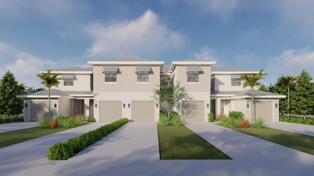 Experience modern living in this beautiful and desirable 100-townhouse community, in Royal Palm Beach which features picturesque lake views, Pool/Cabana and scenic exercise trails. There are two open-concept layouts with several finishes. The homes offer, Impact Glass, Stainless Steel Whirlpool Appliances with 36" Upper Cabinets, Quartz Kitchen Countertops which includes Stainless Steel undermount sink & faucet. The Main Floor comes 18 X 18 Tiles, Mohawk Carpet on stairs and 2nd floor, and tankless water heater. Each home is professionally landscaped and equipped with smart home technology. Easy access to most major highways and nearby dinning and shopping.  BRAND NEW HOME! CALL FOR A TOUR AND MOVE IN SPECIALS. Restrictions may apply* Pictures, photographs, features, colors & sizes are approximate for illustrations purposes only and will vary from the homes as built. These are not of the actual home but are similar to the home being built.
