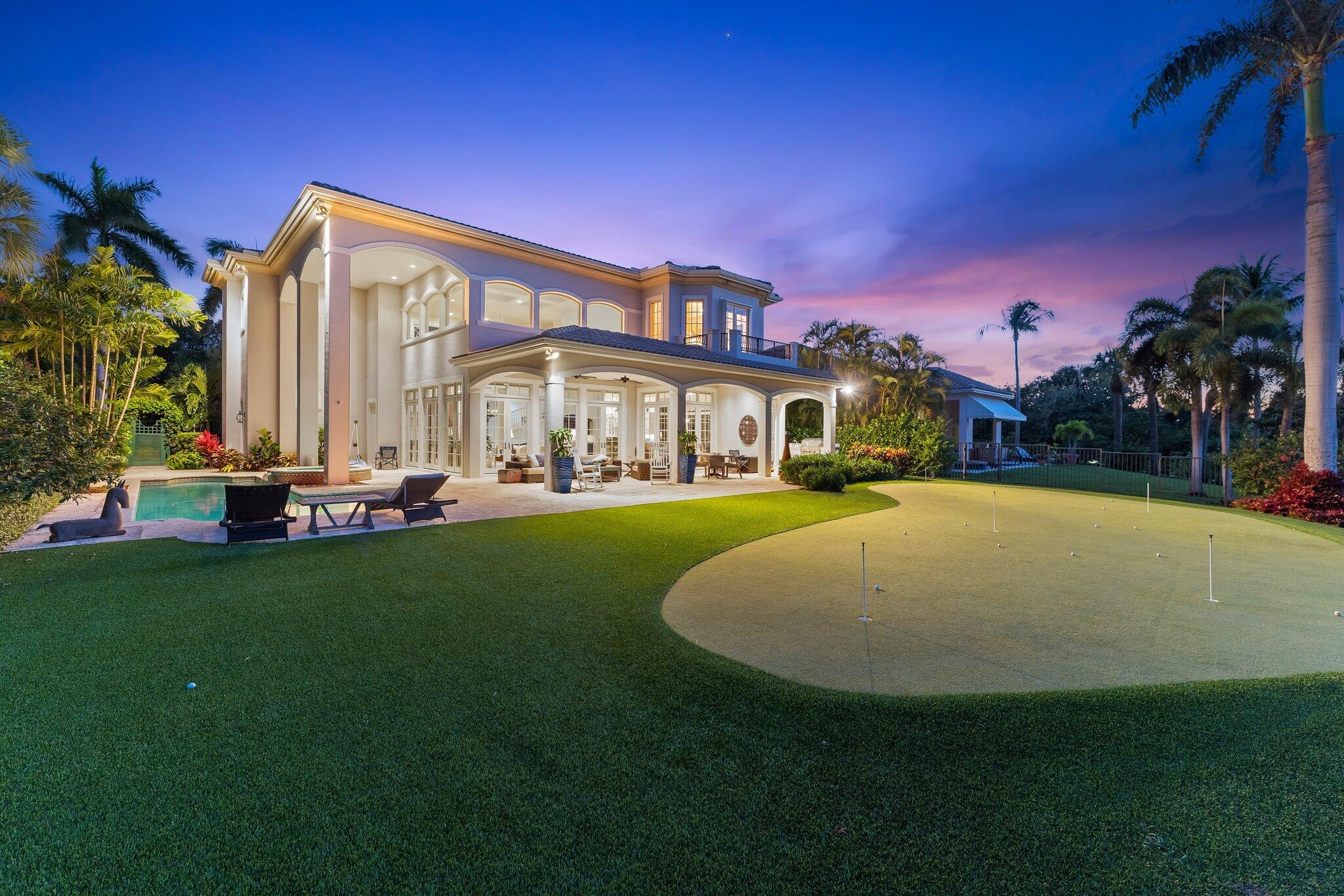 Open House April 16, 2-5 pm. Waterfront, privately gated enclave in the most convenient central location Palm Beach Gardens has to offer! Extremely well built 4 bedroom, 4.5 bath, 2+ car garge pool home boasting hurricane impact glass, concrete construction and whole house generator. Expansive views one home away from the Intracoastal Waterway, providing privacy yet quick acces to both Palm Beach and Jupiter Inlets. This property is minutes from The Bears Club, Trump National Jupiter, many restaurants, grocery stores, The Gardens Mall and literally just 15 minutes to Palm Beach International Airport!! The coupe de grace is a 2 minute ride or a 10 minute walk to blue water tropical Atlantic Ocean  beaches.  Private Boat dock with 8000 lb lift allows up to a 35' ft. boat
