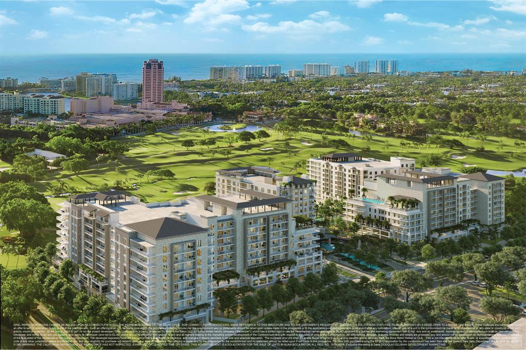 A curated collection of extraordinary private residences in the heart of Boca Raton. Offering an incomparable downtown location, this lush boutique residential retreat is nestled on nearly nine acres, alongside the historic Boca Raton Resort and Club golf course. complemented by 32,000 SF of outdoor amenities, each family who calls ALINA home will enjoy a refined yet relaxed lifestyle. This move in ready residence features European-style designer kitchens by Scavolini, natural stone countertops, Miele appliances, well-appointed master suites and more. Virtual property tours (including ALINA's amenities as well as the interior of this residence) are now available upon request. Residence is move in ready and offered UNFURNISHED.