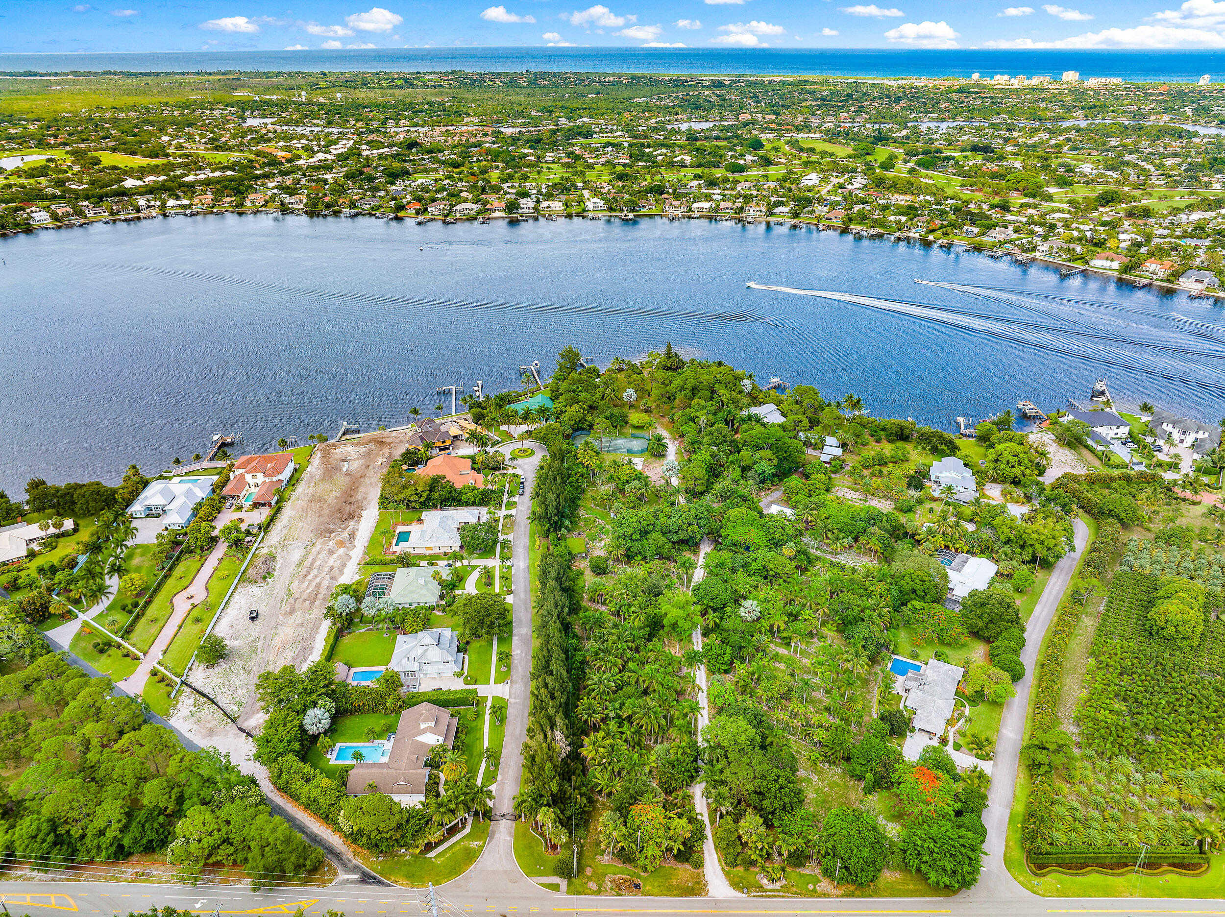 Now available is a rare opportunity to purchase one of the finest properties ever to come to market on the coveted Loxahatchee River. Boasting over 1.68 acres and 134 feet of water frontage, this unparalleled Riverfront property offers wide, blue water views and the option to build multiple properties or one large dream estate. Enjoy peace and privacy on this magnificent parcel with boat dock already in place. This is a significant piece of Old Florida ready for new development. *This listing is for Lot 4 of the Johnston Subdivision. Survey available upon request.