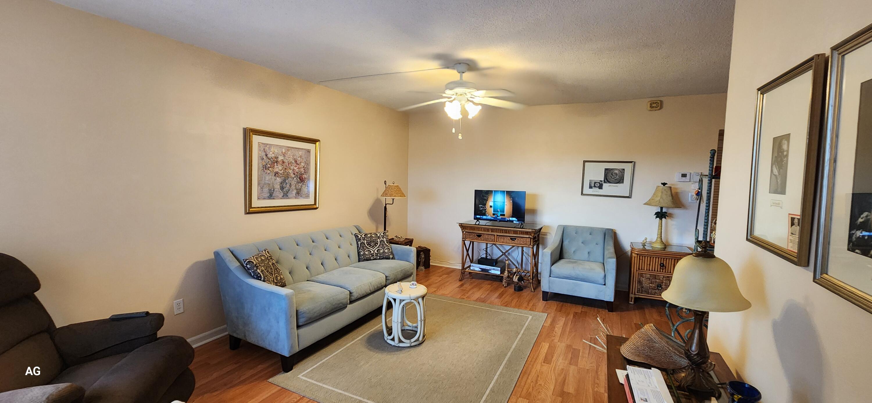 Move right in, unpack your bags, and start enjoying paradise from day one. Opportunities like this don't last so make this beautiful home yours! Wake up to sunshine, enjoy your morning coffee or have sunset cocktails on your private screened balcony. Be at Boca's beautiful beaches or downtown shops and dining in minutes. This beautifully updated, fully furnished top-floor 1 bedroom, 1 and 1/2 bath condo in an adult 55+ community offers the perfect balance of comfort and convenience. Updated with crisp white cabinetry, warm golden oak flooring, central A/C, and an inviting interior designed for easy Florida living. Located in an elevator building. Assessments are paid and Assoc. up to date with fully funded SIRS. This is an active adult 55+ years of age community per Association.  Buy with confidence many value worthy updates have been made to the building: Main Electrical panel updated Autumn 2025 and New roof installed Nov. 2025 SIRS  and City mandated Studies completed. SIRS reserves are fully funded per Association.  **Rental restrictions** Must own property for 2 years before lease. Lease only 1 time per 12  month period. 6 month maximum lease term.