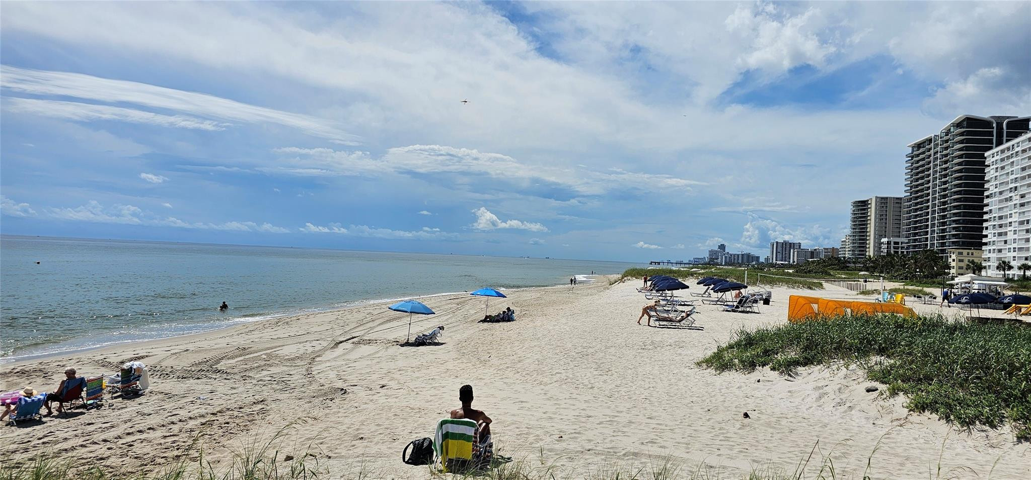 Available for 2026-2027 Season. Fully furnished spacious condo with 2 Queen beds, in a great location just steps to the beach available for up to 6 months (4+ months preferred) through May 2027.  Sleeps 4. Across the street from the Pompano water taxi stop and just a short walk to the new entertainment hotspot of Pompano fishing pier and all the restaurants and entertainment! Newer appliances and impact windows. Wonderful building with a great pool and 1 assigned parking spot.