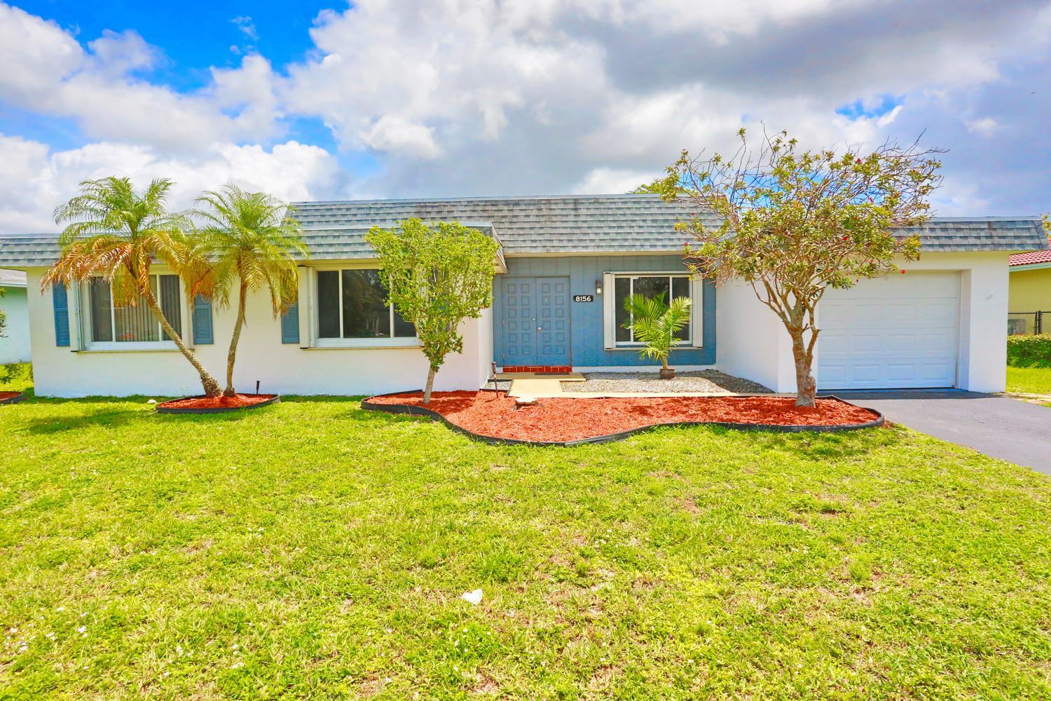 Welcome home to this charming 3-bedroom, 2-bath home with a 1-car garage, full of potential and ready for its next owner to make it shine! With great bones and major updates already completed, including a shingle roof installed in 2021, AC replaced in 2024, garage door updated in 2019, hurricane shutters, and updated windows, much of the heavy lifting has already been done. The home has also been freshly painted, features new laminate flooring, and fresh front yard landscaping that adds to its curb appeal. While the home could use some additional cosmetic updating, it is absolutely move-in ready and offers the perfect opportunity to add your own personal touches over time. Enjoy a fenced backyard with plenty of room for a pool, firepit, swingset, or outdoor entertaining, plus a patio slab  ideal for grilling or dining outside. Laundry is conveniently located in the garage. Investors and homeowners alike will appreciate the ability to rent immediately and the incredibly low HOA fee of only $140 per year. Pets and children are welcome in this amenity-rich community featuring a pool, clubhouse, two playgrounds, tennis courts, full basketball court, baseball diamond, soccer field, and racquetball court. Fantastic location close to everything. Hurry — this one will not last!