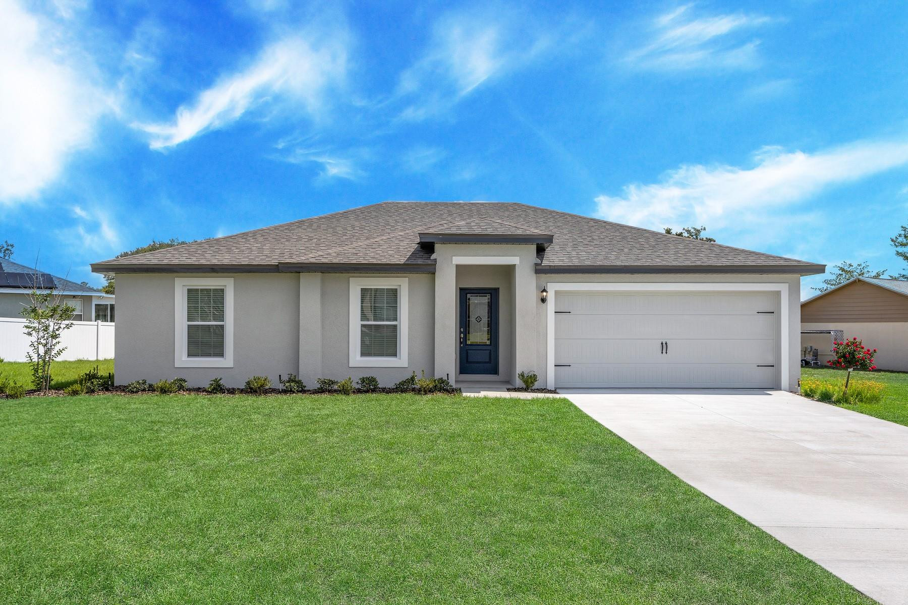 Ask about builder-paid closing costs and no down payment options! Introducing the spacious and charming Vero floor plan—a one-story home that offers 3 bedrooms and 2 full baths. This open-concept design is packed with upgrades, including energy-efficient Whirlpool® appliances, granite countertops, brushed nickel hardware, and an attached two-car garage. The Vero also features a generous master suite, dining area, and beautifully landscaped front yard. Located in Port St. Lucie, this home provides access to an abundance of local attractions, including amenity-rich parks, pristine beaches, and water activities. Enjoy an ideal location with top-rated schools, shopping, and dining options just minutes away. **Appliance models subject to availability.**