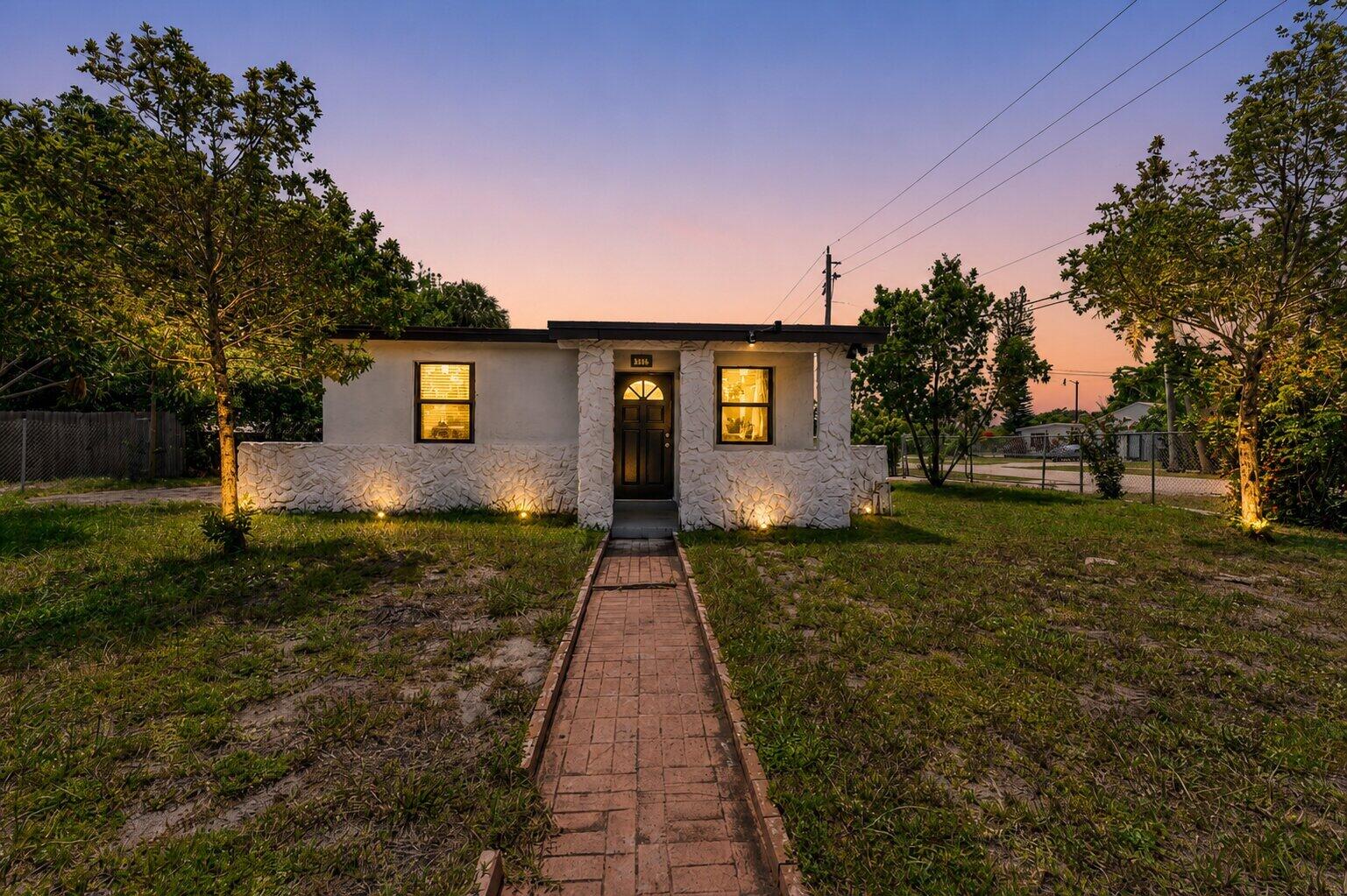 Welcome to this move-in ready home, perfect for first-time homebuyers, investors, or anyone looking for a property with room to grow! This charming 2-bedroom, 1-bath residence features hurricane impact windows, an updated kitchen with stainless steel appliances, an updated bathroom, and ceramic tile flooring throughout for easy maintenance. Situated on an oversized, fully fenced lot, the expansive backyard offers endless possibilities to add a pool, expand the home, build an outdoor entertaining area, or create your dream tropical oasis. An outdoor storage shed provides additional storage space.  Ideally located in the heart of Pompano Beach, just minutes from beaches, Walmart, Pompano Citi Centre, restaurants, schools, parks, major highways, and public transportation.  This house is located across from a Public Park. No HOA, excellent rental potential, and a fantastic opportunity for homeowners and investors alike. Don't miss this rare chance to own a property with incredible value, location, and future potential!