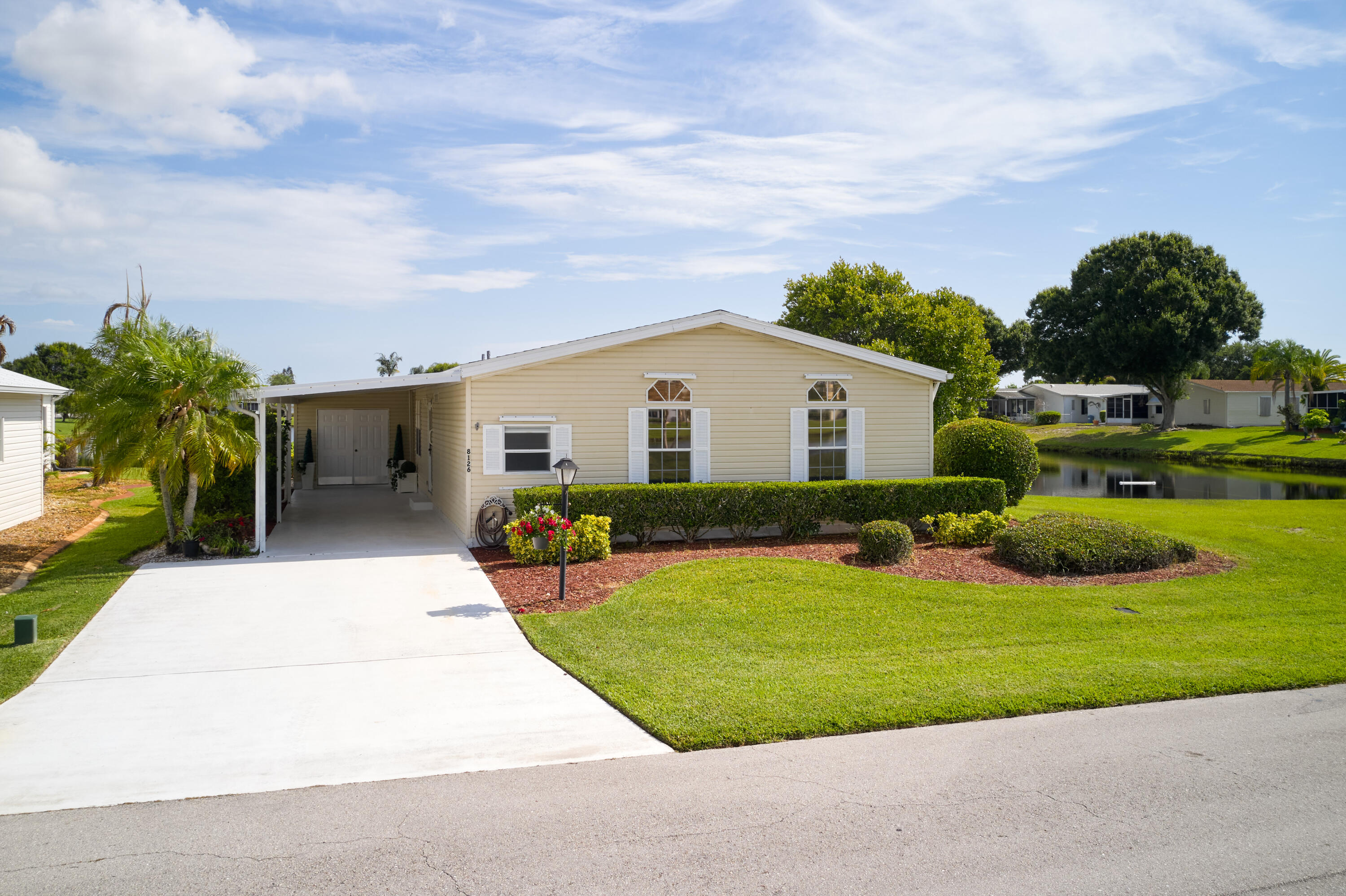 This meticulously maintained 2BR/2BA home in the highly sought-after 55+ Savanna Club offers comfort and style throughout. Enjoy a cup of coffee or unwind in the afternoon on the screened patio while taking in the tranquil lake view. A newer roof, A/C, water heater, and panel shutters provide peace of mind. Residents enjoy an active, resort-style lifestyle with outstanding amenities, recreational activities, and a vibrant social calendar, this community has something for everyone. Furniture and golf cart are negotiable, making this an excellent opportunity to move right in and start enjoying all that Savanna Club has to offer.