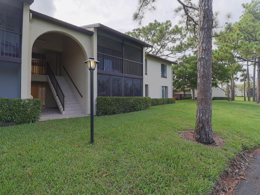 Beautifully renovated 2-bedroom, 2-bath condo in the desirable Pine Ridge North II community in Greenacres! Located on the 2nd floor, this move-in-ready home offers 1,005 sq ft of updated living space and includes 1 assigned parking space. Enjoy a bright, open layout and relax on the screened-in balcony overlooking the water. Pine Ridge North II is known for its beautiful surroundings and active lifestyle, featuring a social club and a variety of activities and events for residents.