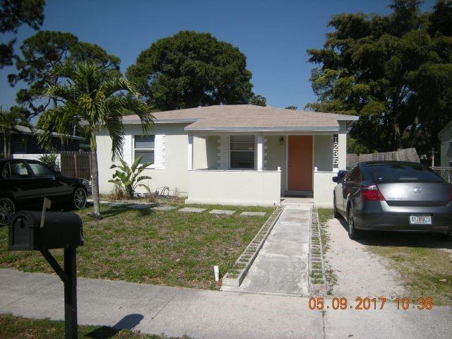 JUST REDUCED- HURRY WON'T LAST AT THIS PRICE  Adorable home -Make this home your own. Large Front Porch, Big Fenced Yard, Separate Laundry room, Great investment, close to the beach & highways. Needs some TLC, Big Lot for expanding- ROOF 2012, A/C UNKNOWN Terrazo floors Tenant Occupied. PLEASE DO NOT DISTURB THE TENANT. This property is owned by a 501 c 3 non-profit. No FHA/VA